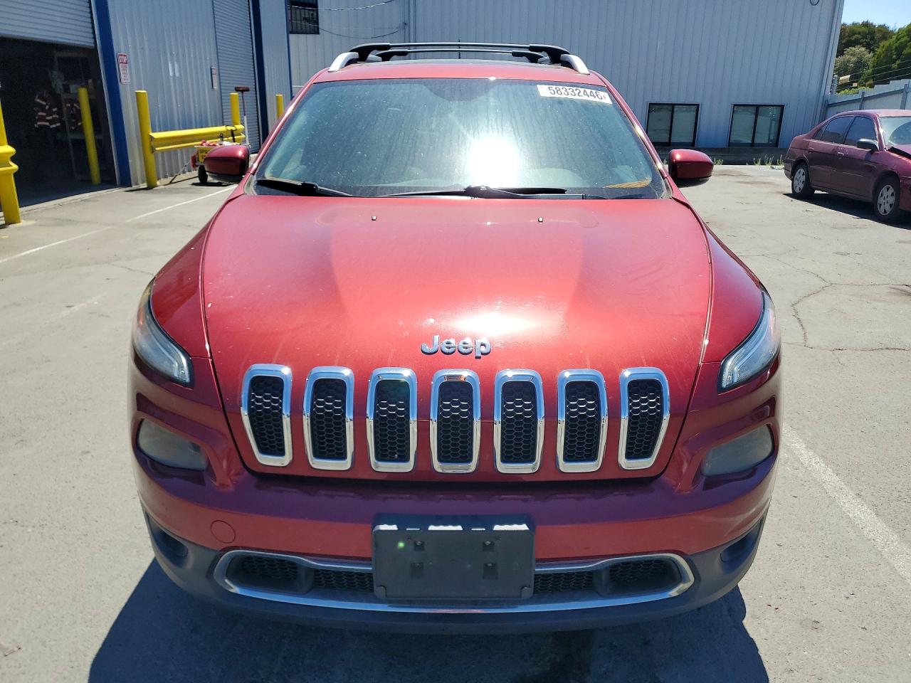 2014 Jeep Cherokee Limited Maroon vin: 1C4PJMDS1EW266338