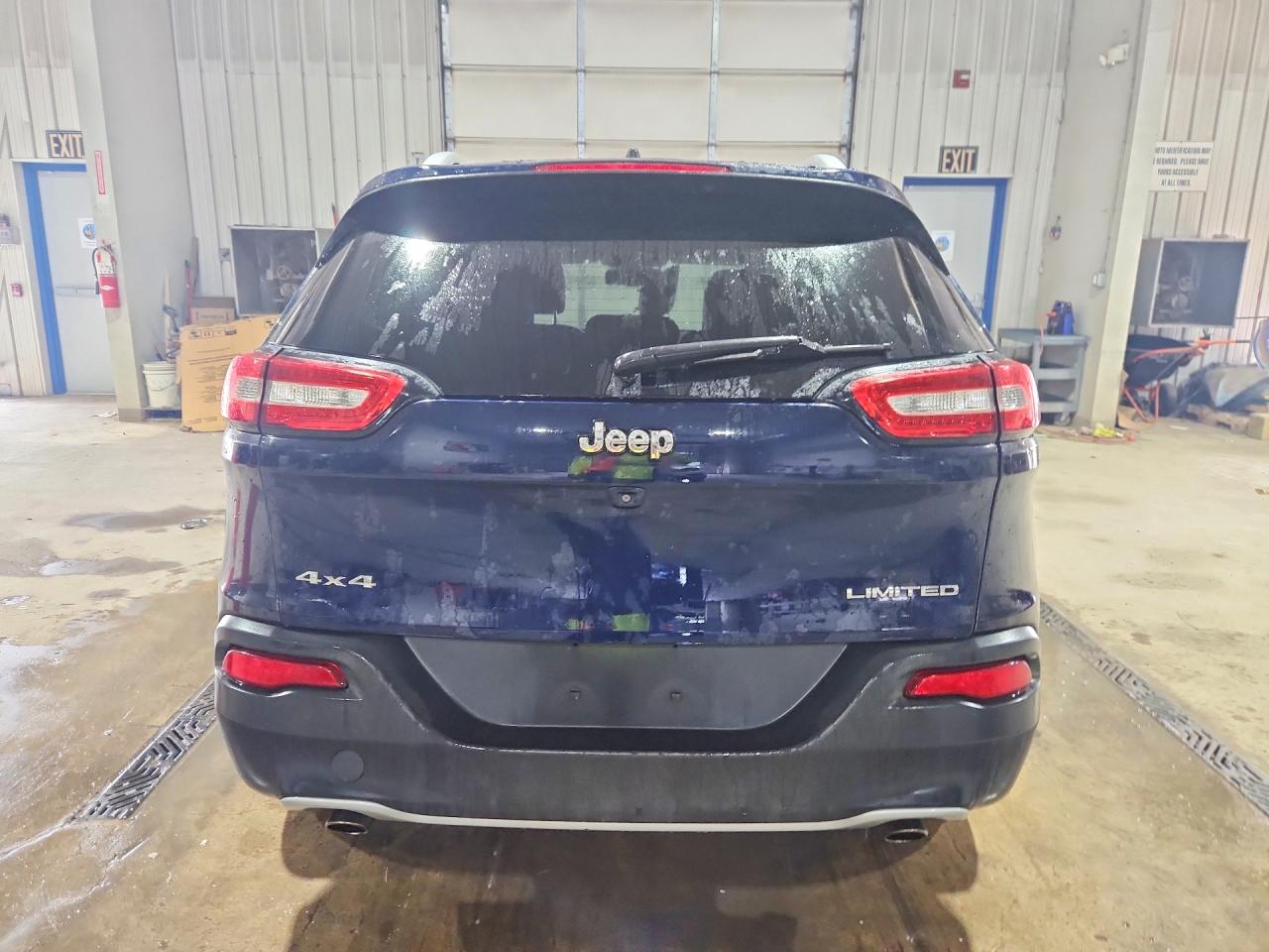 2014 Jeep Cherokee Limited Blue vin: 1C4PJMDS1EW270213