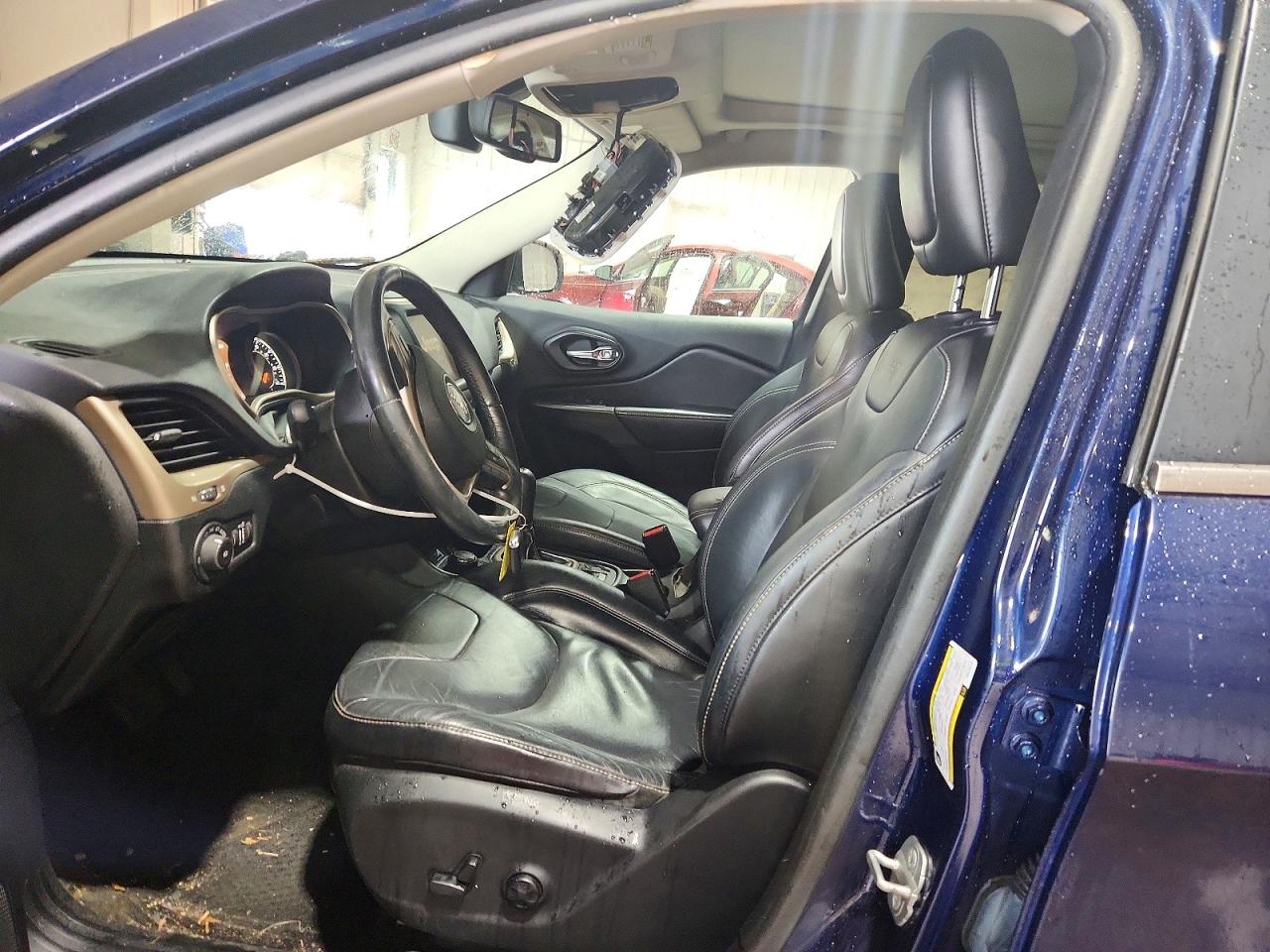 2014 Jeep Cherokee Limited Blue vin: 1C4PJMDS1EW270213