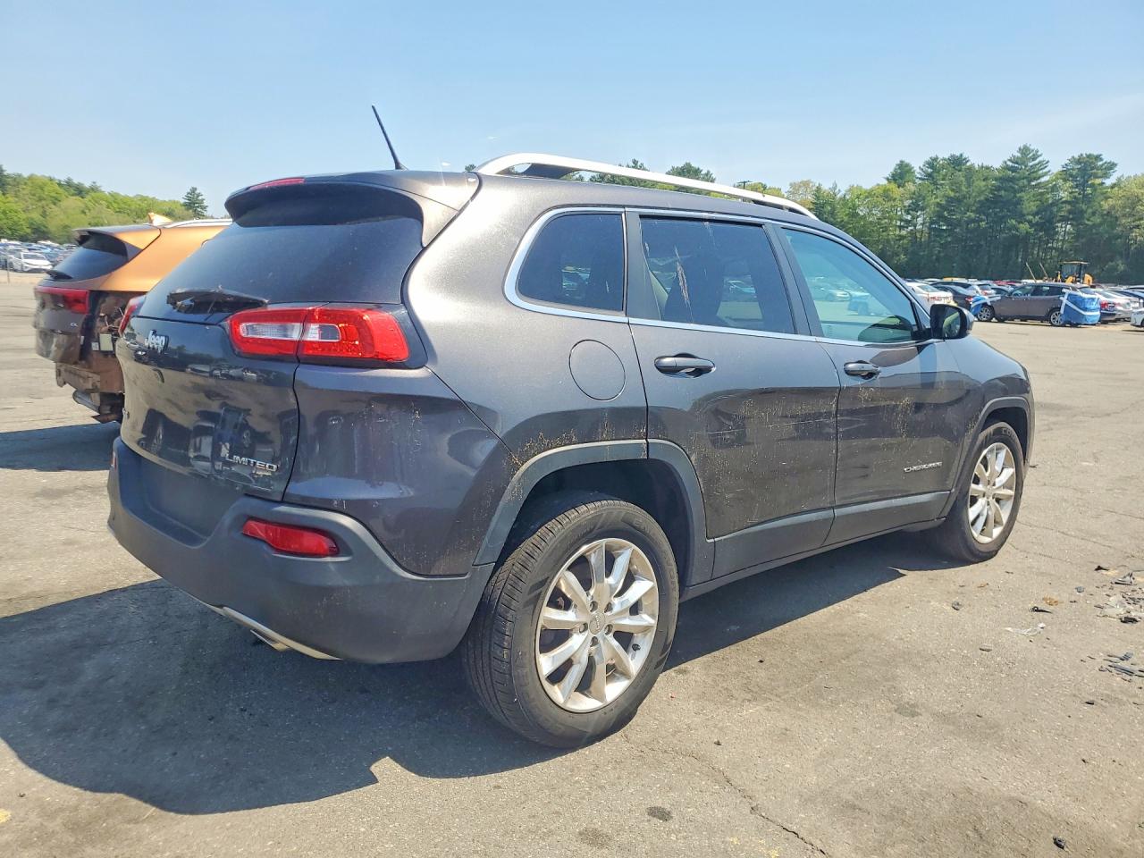 2014 Jeep Cherokee Limited Charcoal vin: 1C4PJMDS1EW280949