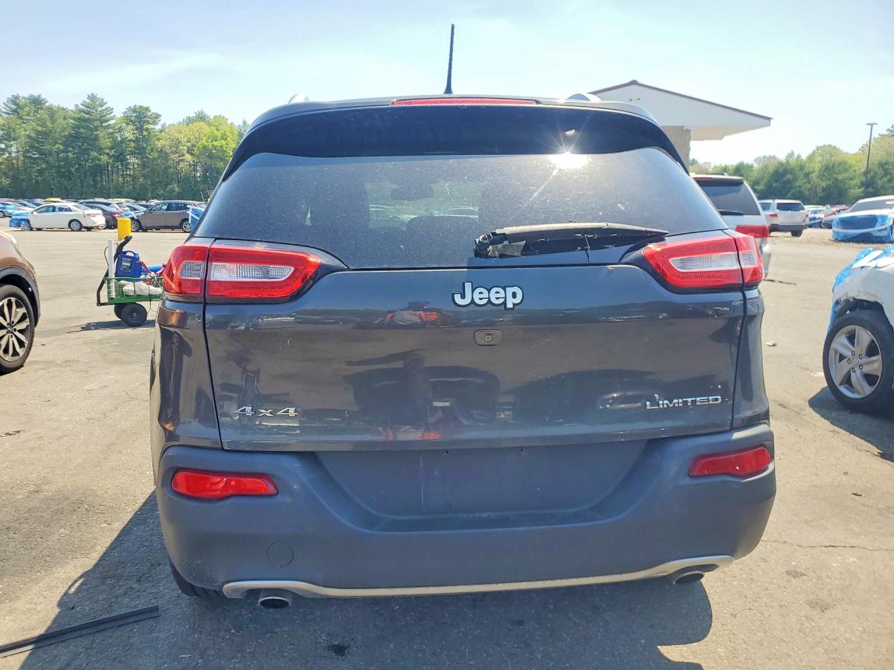 2014 Jeep Cherokee Limited Charcoal vin: 1C4PJMDS1EW280949