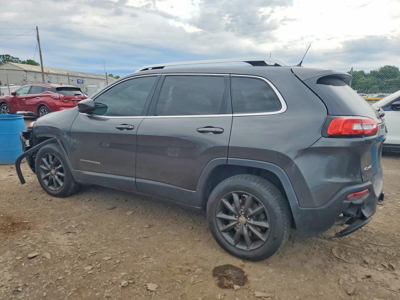 2014 Jeep Cherokee Limited Black vin: 1C4PJMDS1EW281258