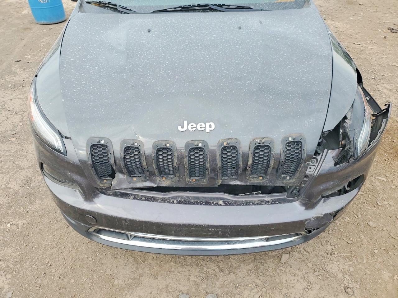 2014 Jeep Cherokee Limited Black vin: 1C4PJMDS1EW281258