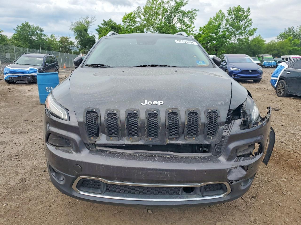 2014 Jeep Cherokee Limited Black vin: 1C4PJMDS1EW281258