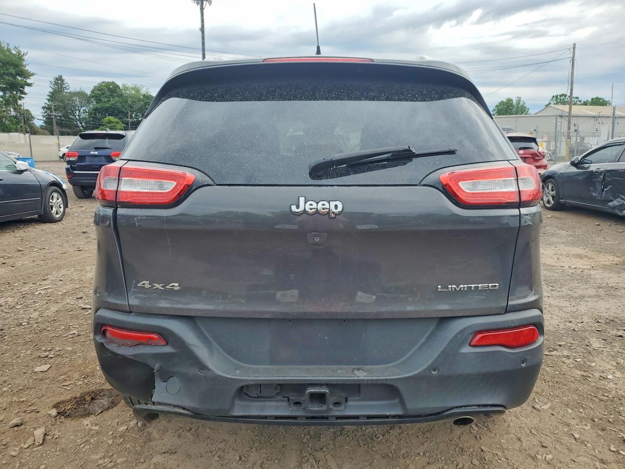 2014 Jeep Cherokee Limited Black vin: 1C4PJMDS1EW281258