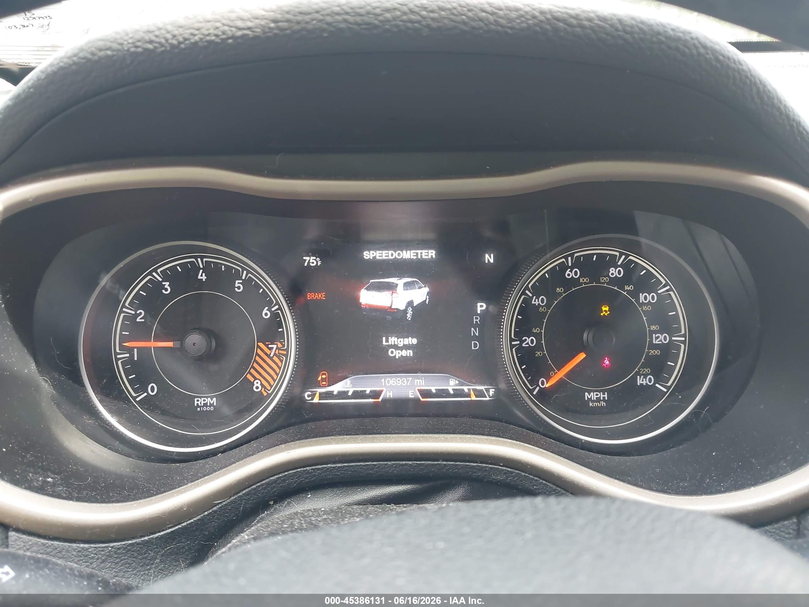 2015 Jeep Cherokee Limited Gray vin: 1C4PJMDS1FW545130