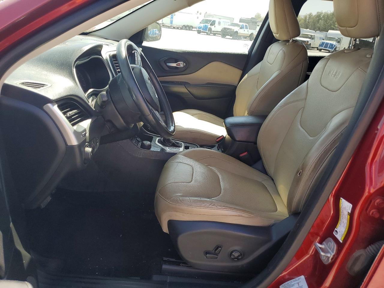 2015 Jeep Cherokee Limited Красный vin: 1C4PJMDS1FW618870