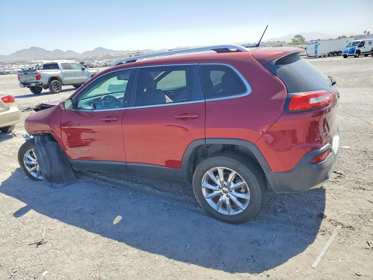 2015 Jeep Cherokee Limited Красный vin: 1C4PJMDS1FW618870