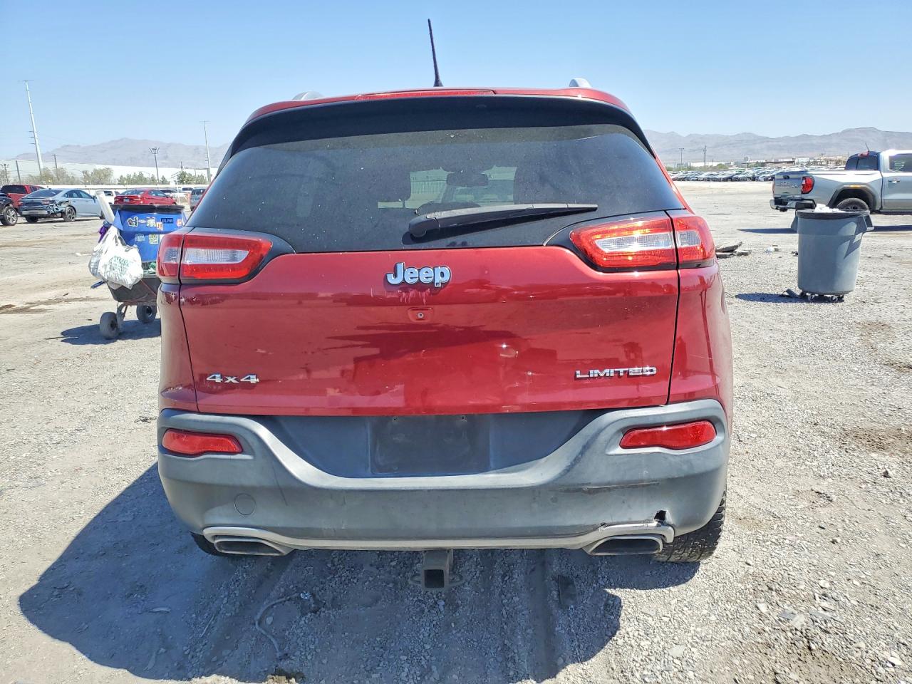 2015 Jeep Cherokee Limited Красный vin: 1C4PJMDS1FW618870