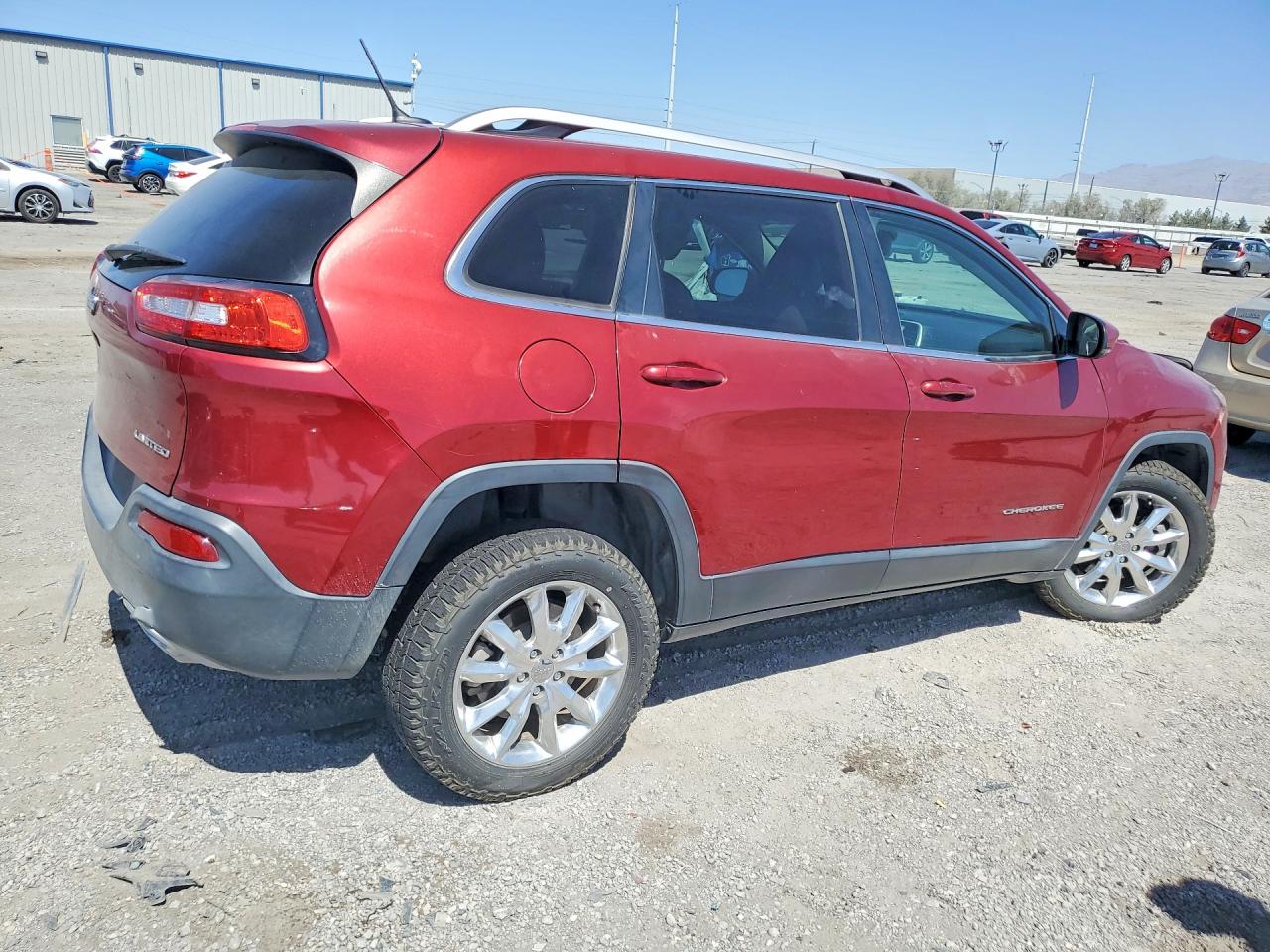 2015 Jeep Cherokee Limited Красный vin: 1C4PJMDS1FW618870