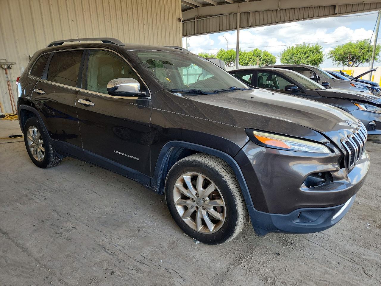 2015 Jeep Cherokee Limited Gray vin: 1C4PJMDS1FW648421
