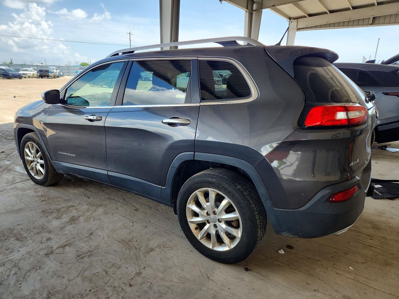 2015 Jeep Cherokee Limited Gray vin: 1C4PJMDS1FW648421