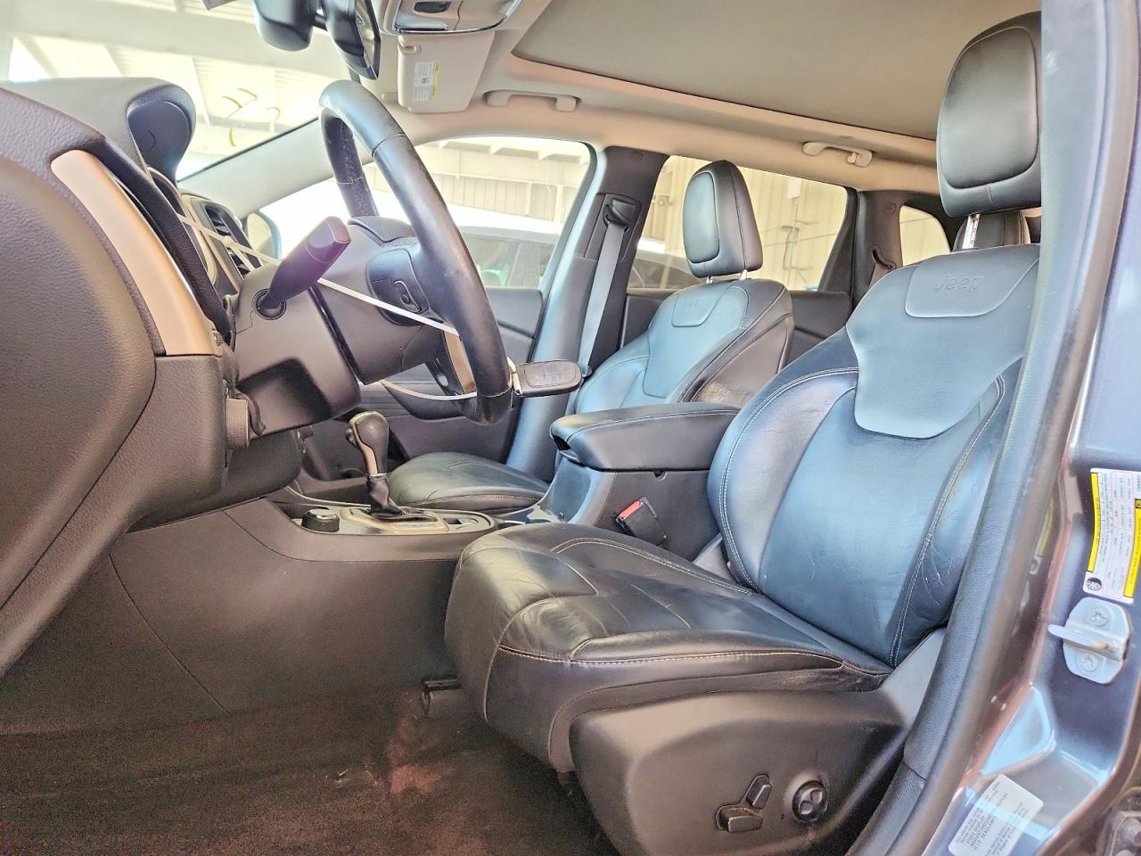 2015 Jeep Cherokee Limited Gray vin: 1C4PJMDS1FW648421