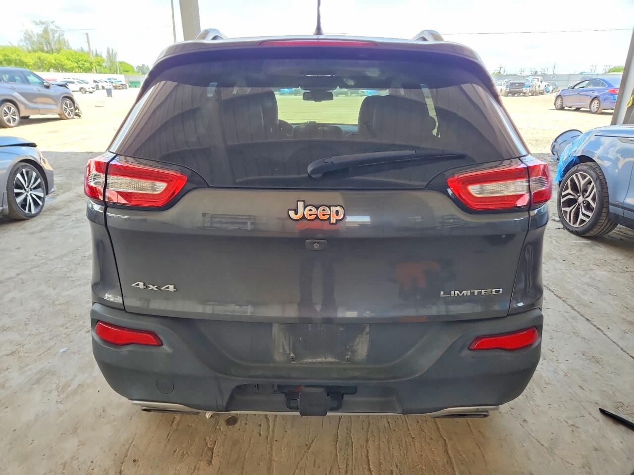2015 Jeep Cherokee Limited Gray vin: 1C4PJMDS1FW648421