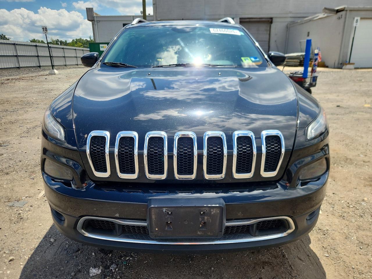 2015 Jeep Cherokee Limited Black vin: 1C4PJMDS1FW673495
