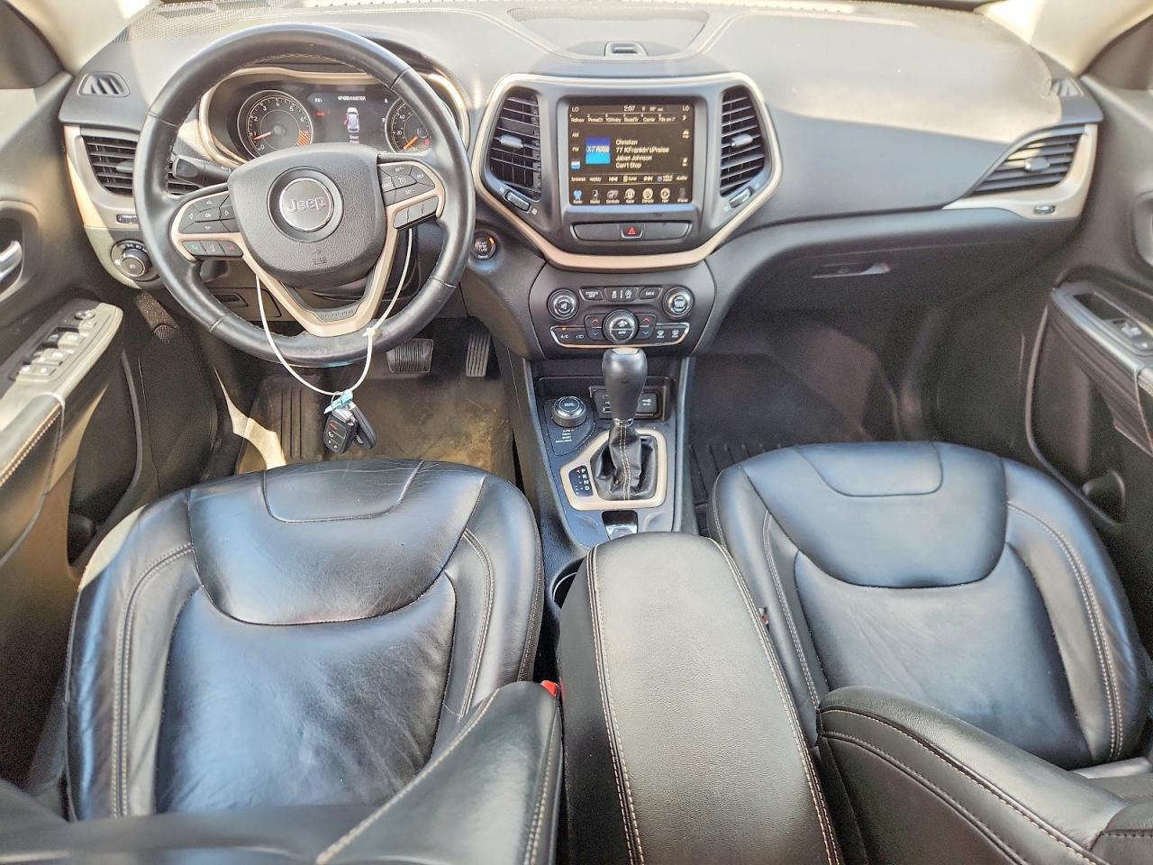 2015 Jeep Cherokee Limited Black vin: 1C4PJMDS1FW673495