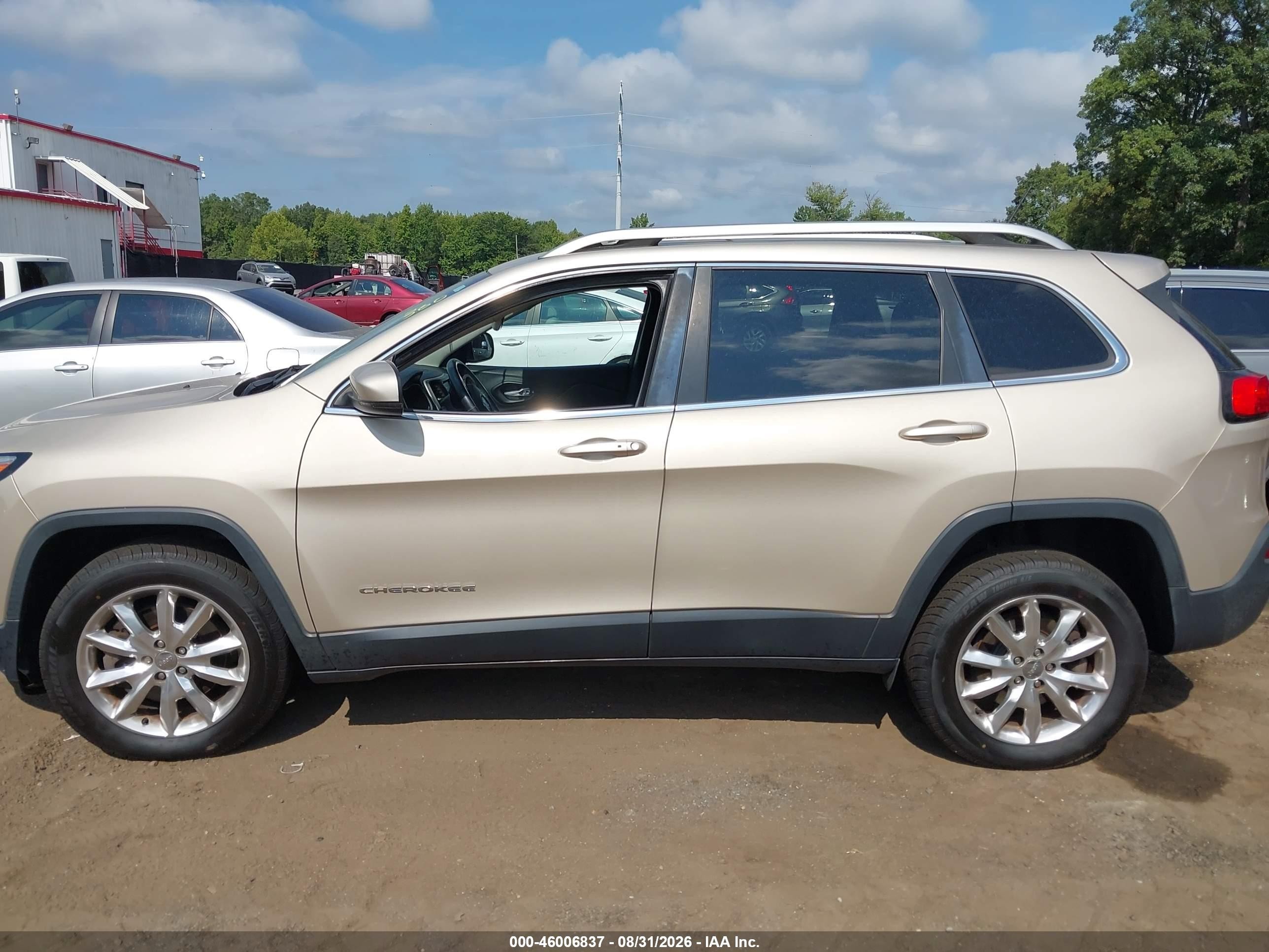 2015 Jeep Cherokee Limited Gold vin: 1C4PJMDS1FW675859