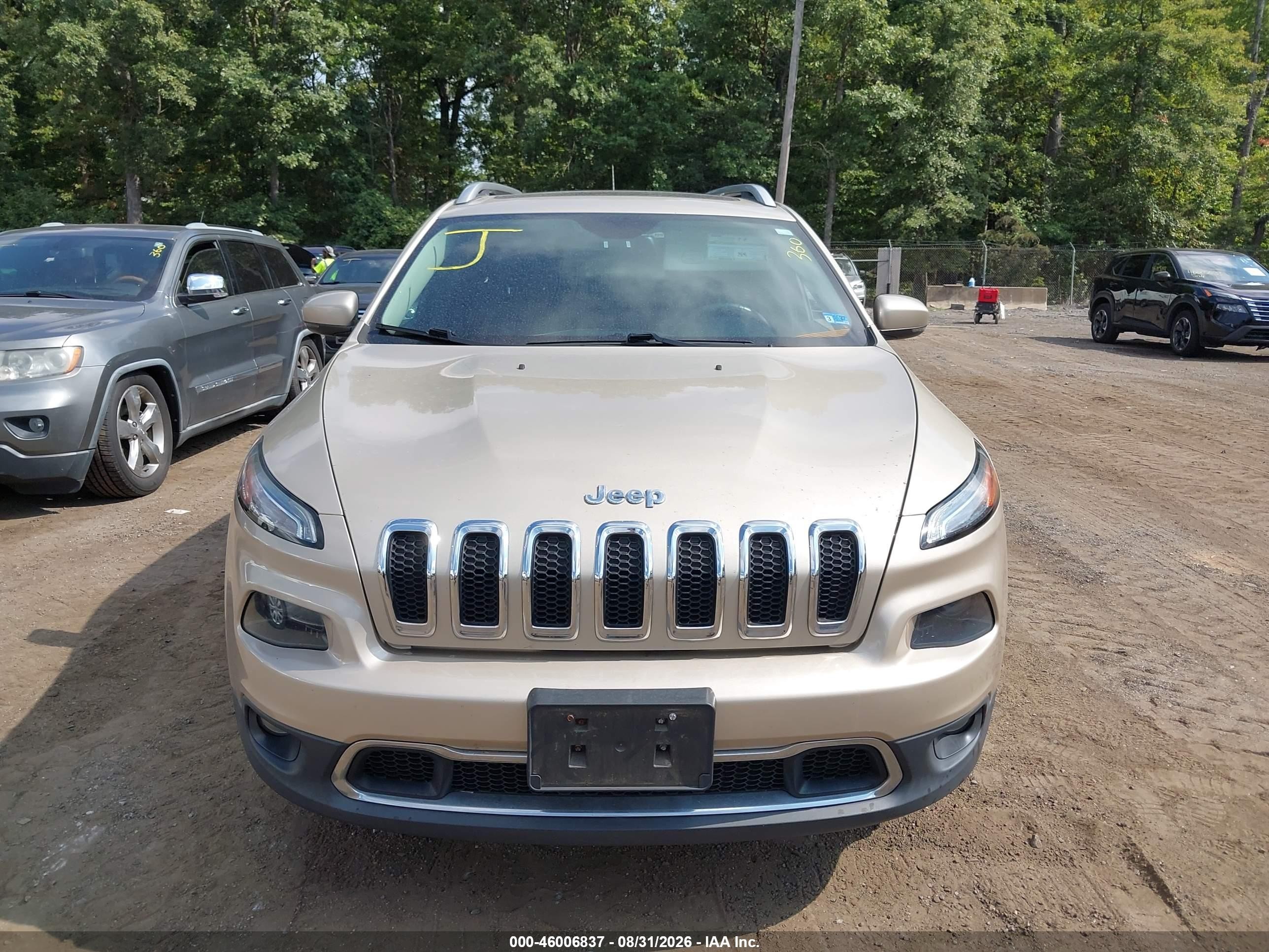 2015 Jeep Cherokee Limited Gold vin: 1C4PJMDS1FW675859