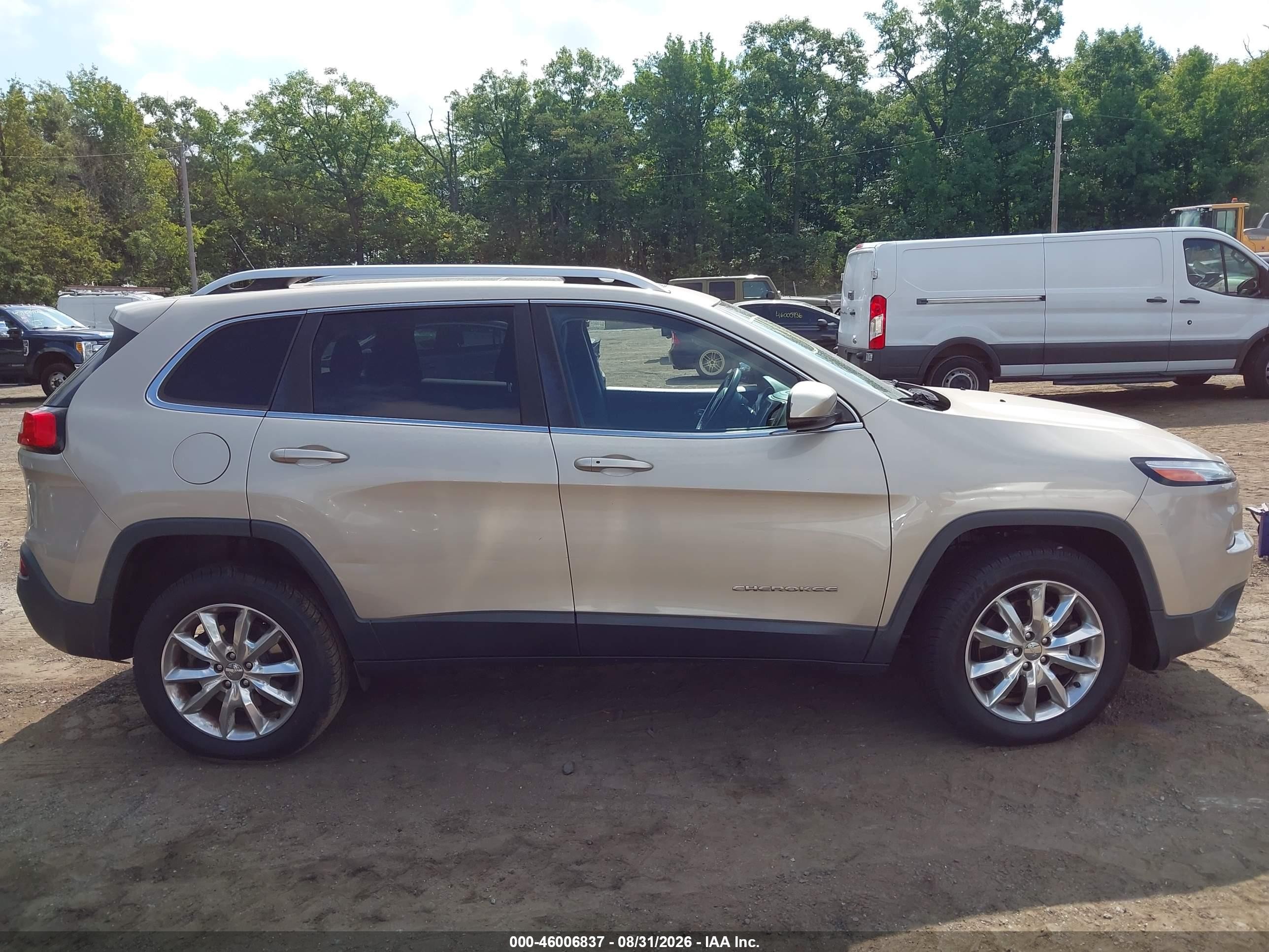 2015 Jeep Cherokee Limited Gold vin: 1C4PJMDS1FW675859