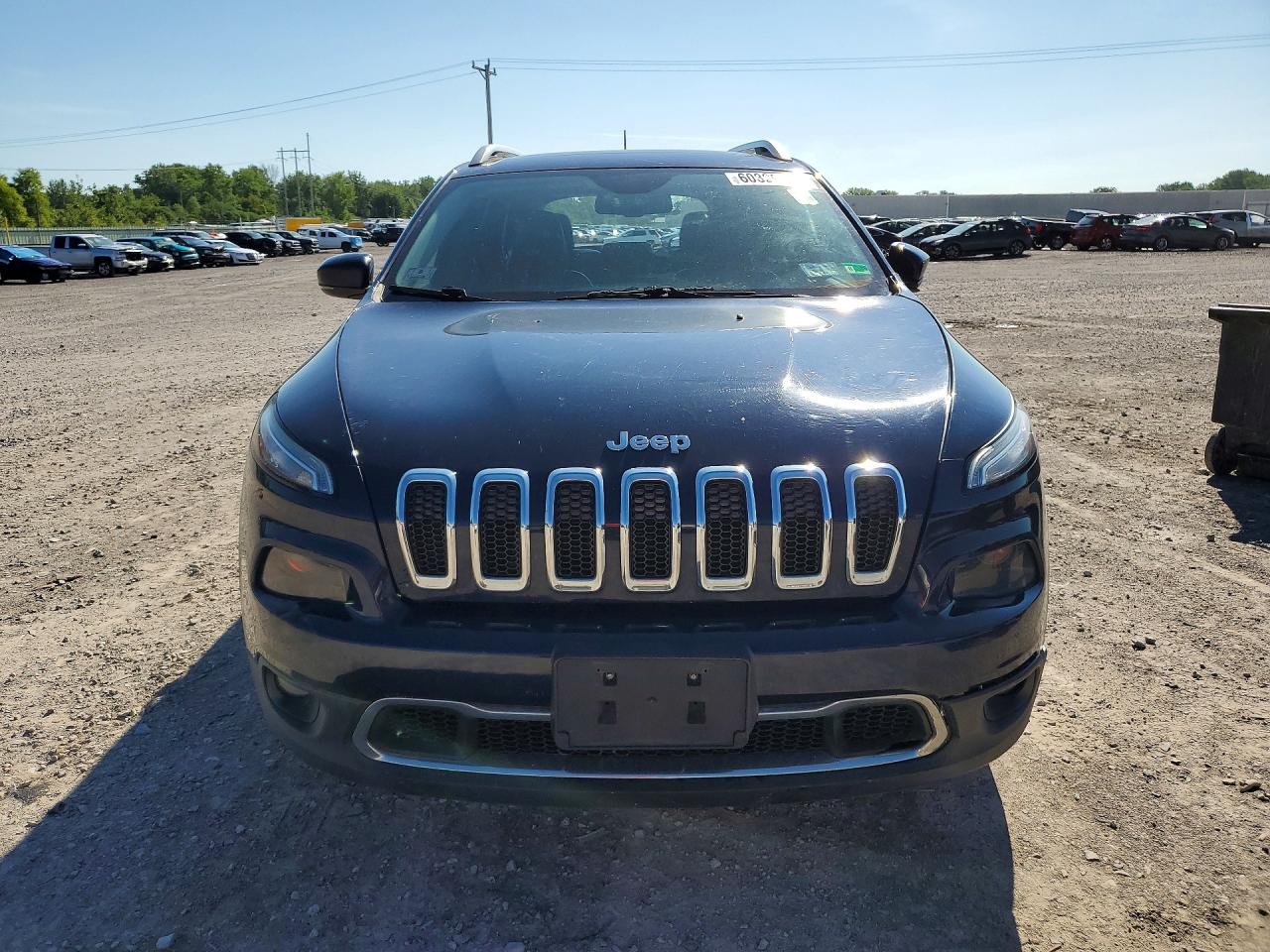 2015 Jeep Cherokee Limited Blue vin: 1C4PJMDS1FW687378
