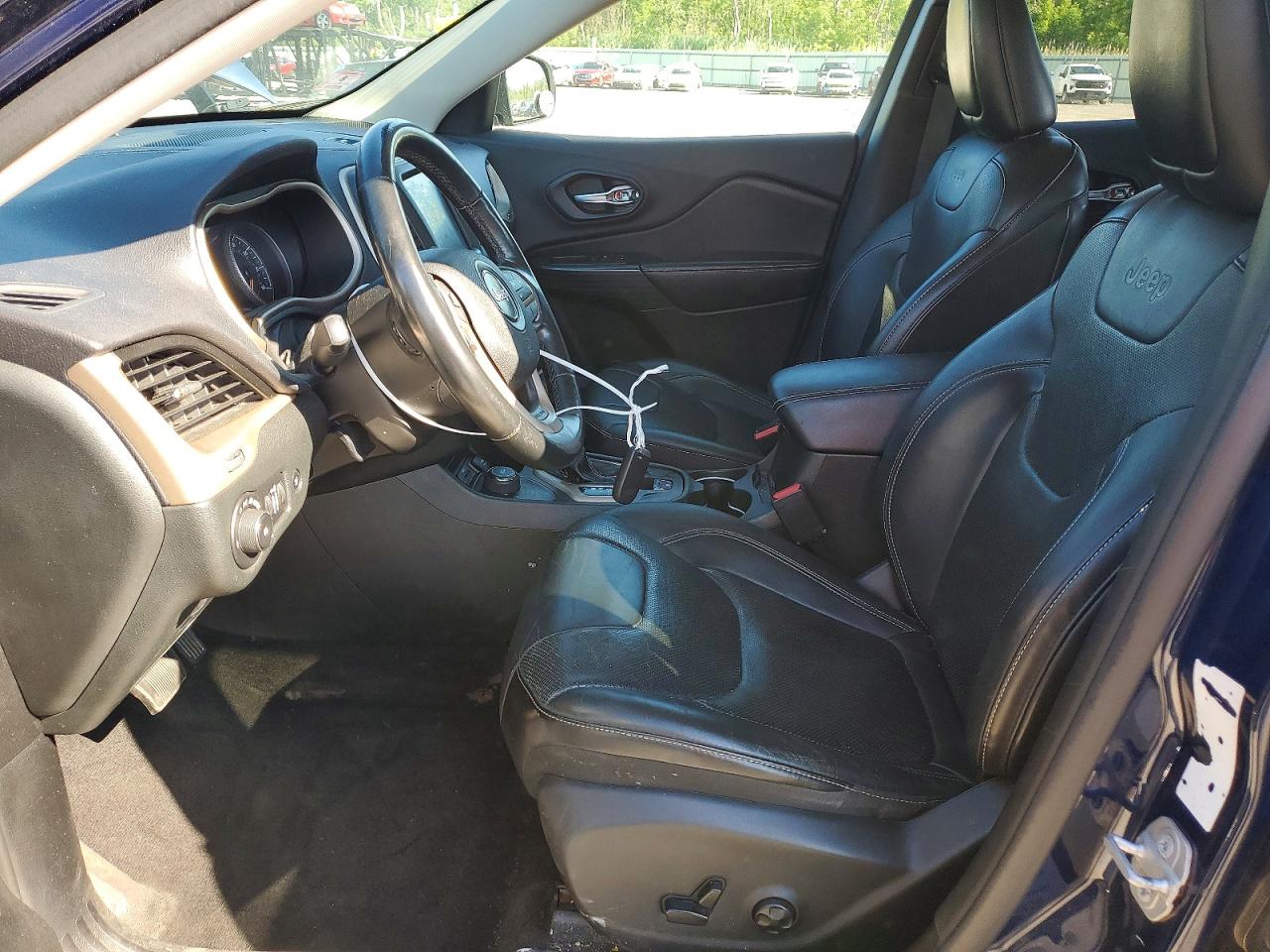 2015 Jeep Cherokee Limited Blue vin: 1C4PJMDS1FW687378