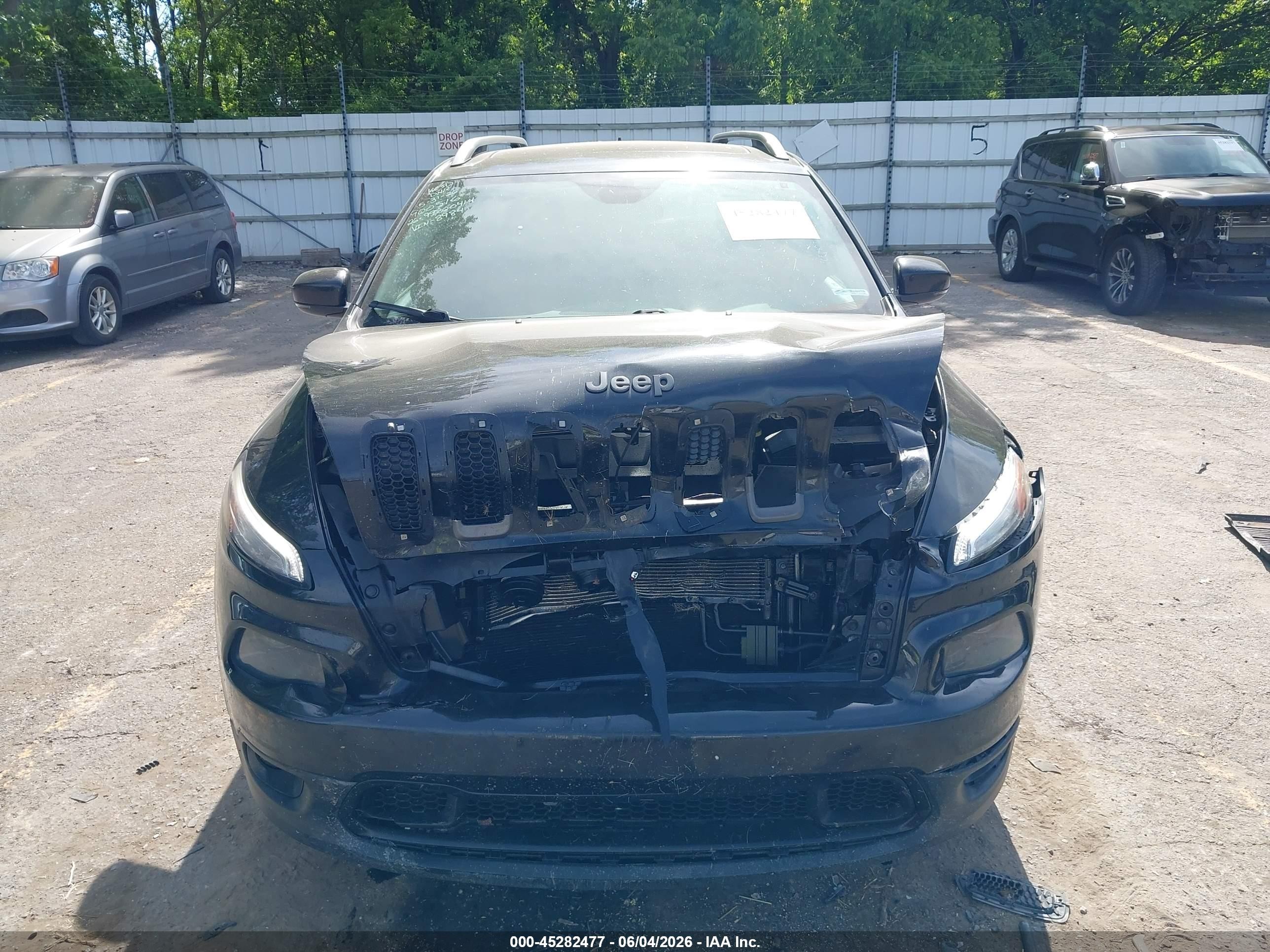 2015 Jeep Cherokee Limited Black vin: 1C4PJMDS1FW718984