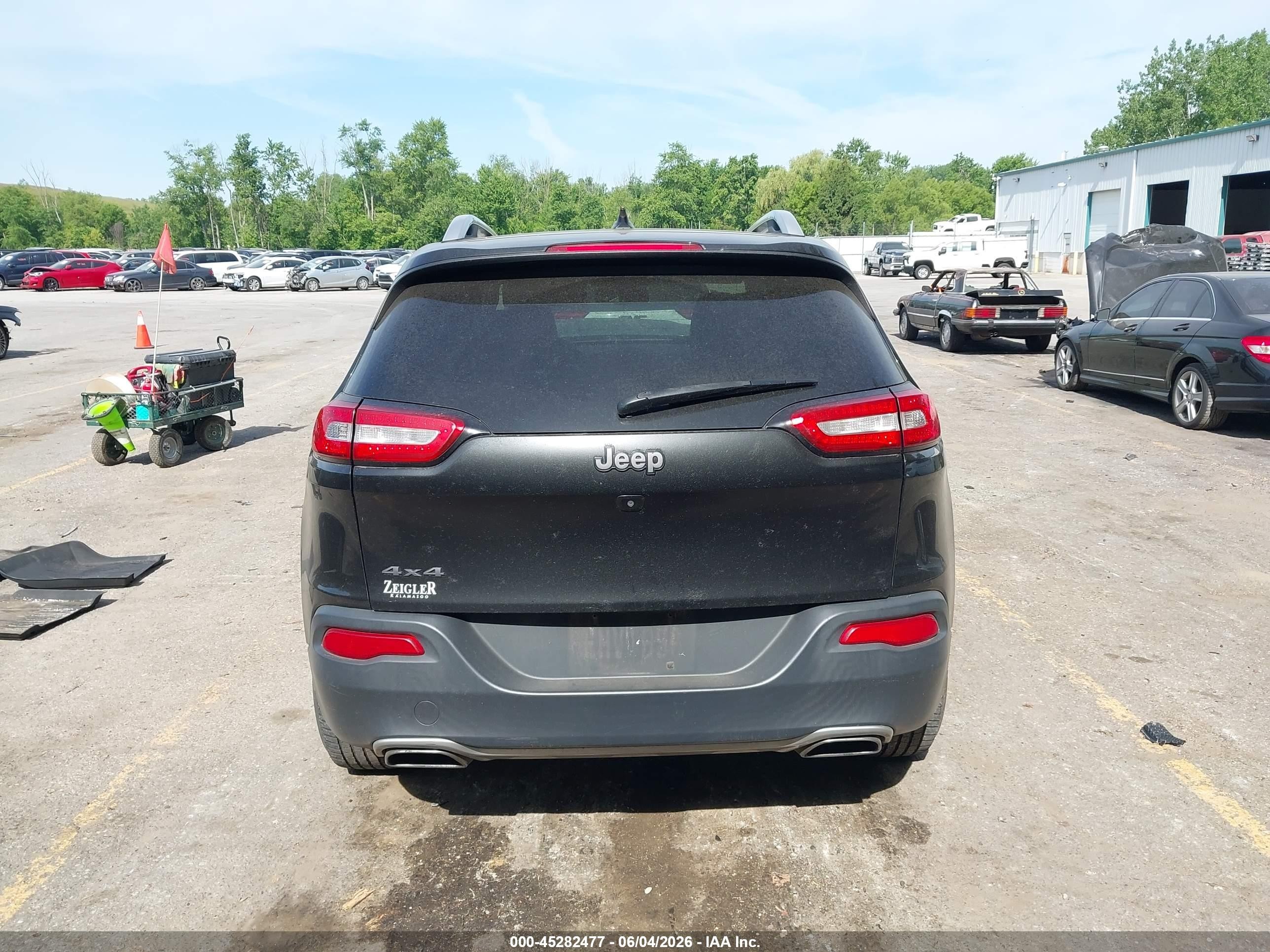 2015 Jeep Cherokee Limited Black vin: 1C4PJMDS1FW718984