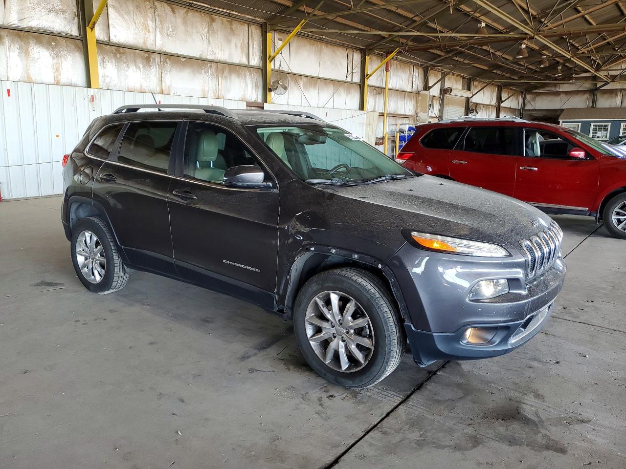 2015 Jeep Cherokee Limited Gray vin: 1C4PJMDS1FW759180