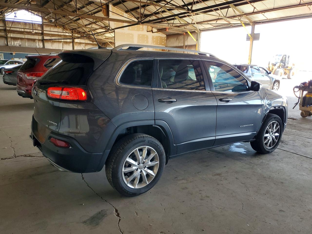 2015 Jeep Cherokee Limited Gray vin: 1C4PJMDS1FW759180