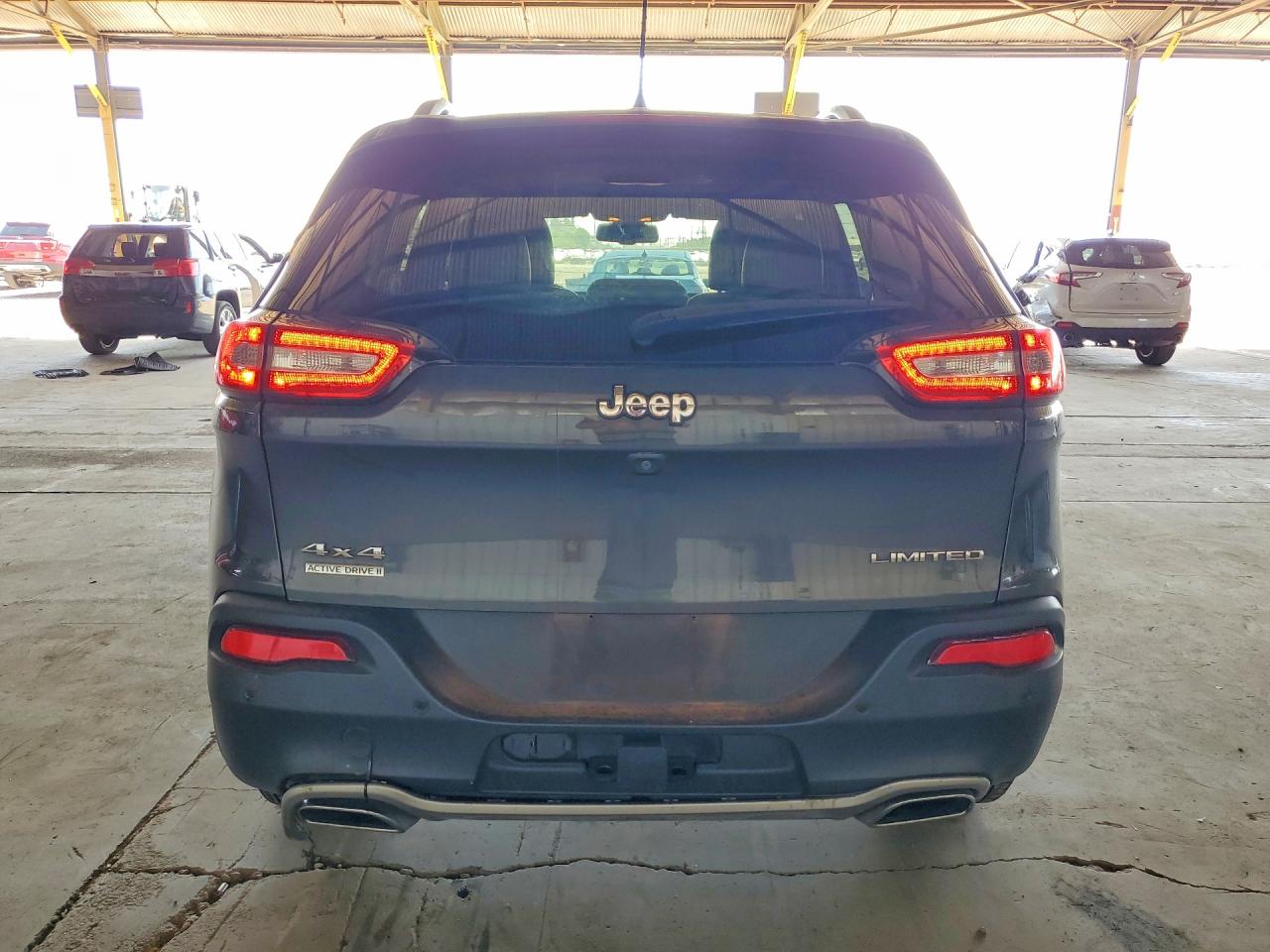 2015 Jeep Cherokee Limited Gray vin: 1C4PJMDS1FW759180