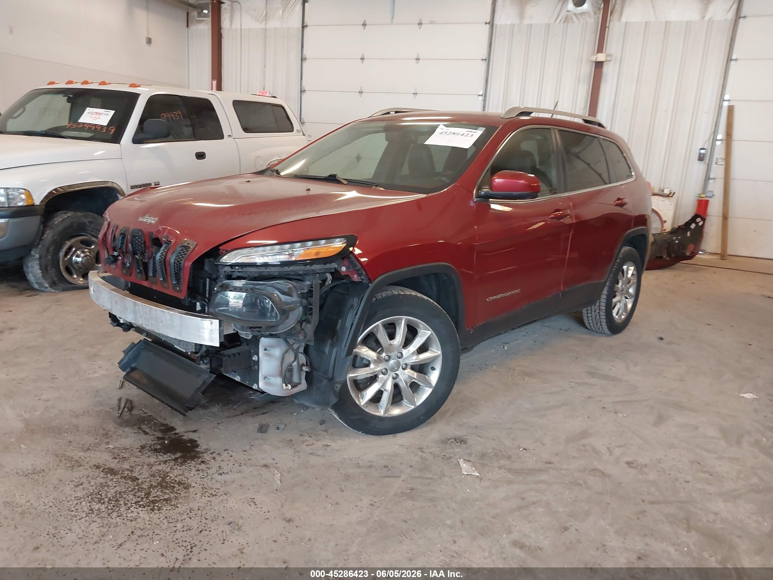 2015 Jeep Cherokee Limited Red vin: 1C4PJMDS1FW790106