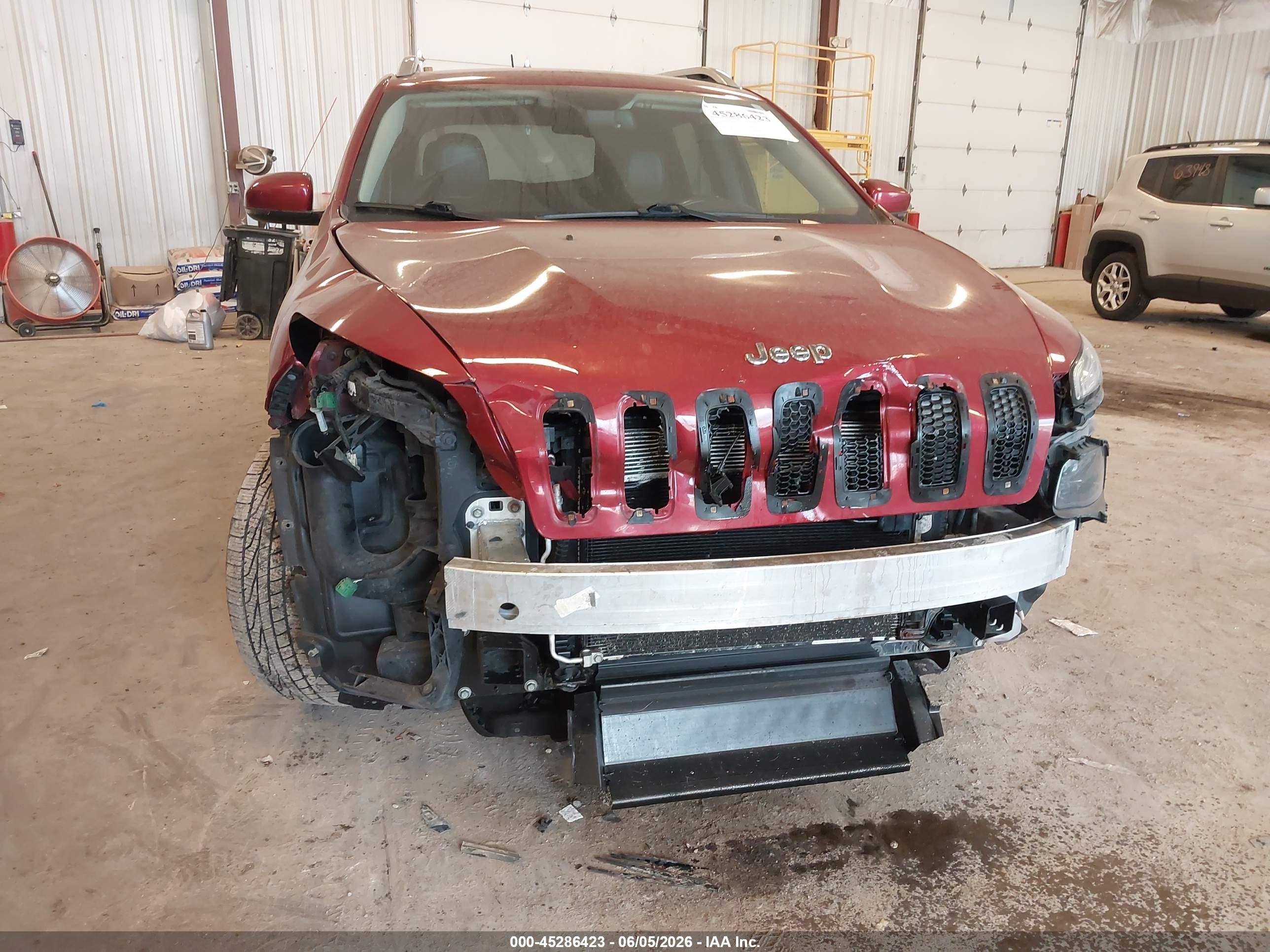 2015 Jeep Cherokee Limited Red vin: 1C4PJMDS1FW790106
