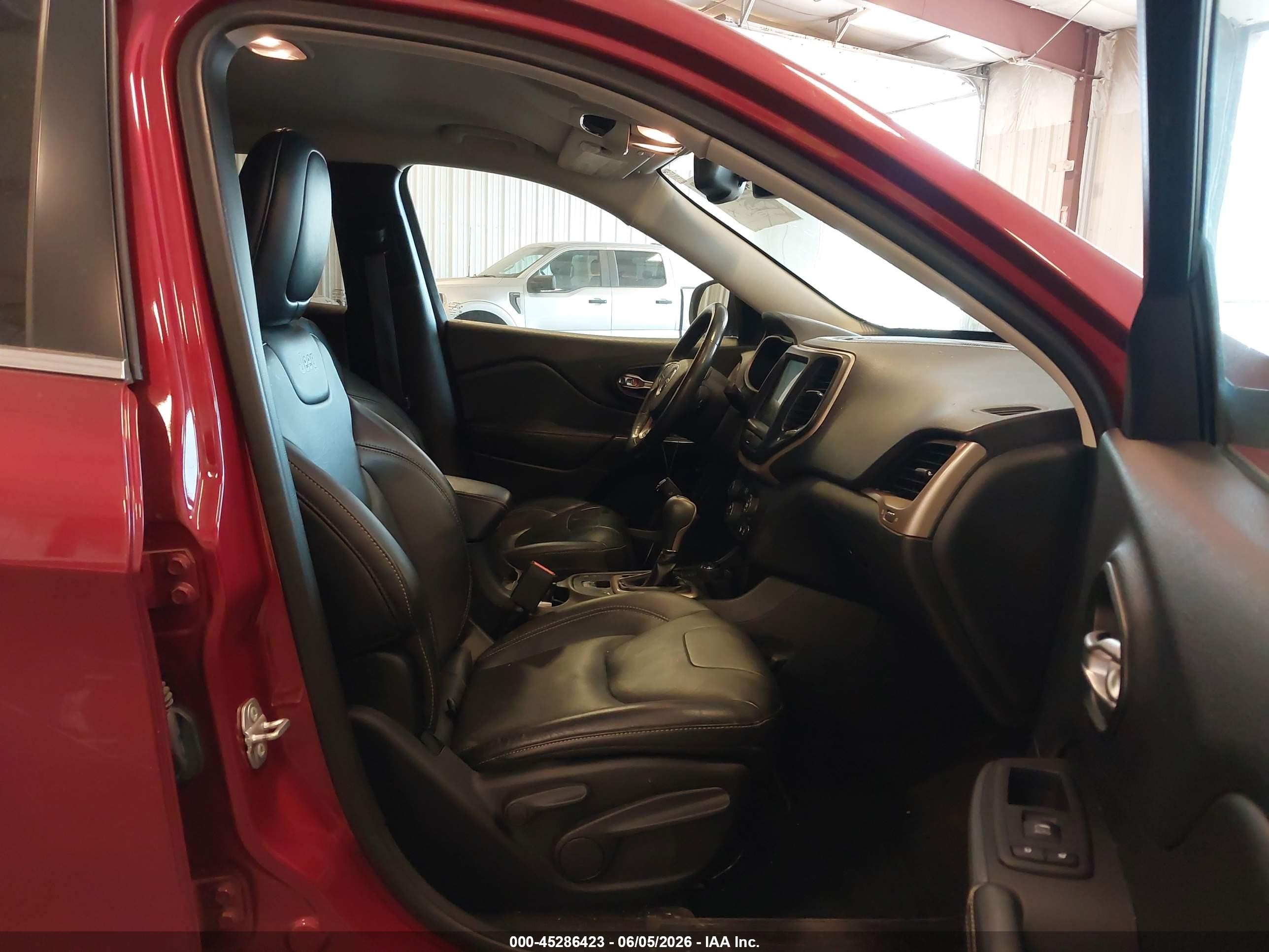2015 Jeep Cherokee Limited Red vin: 1C4PJMDS1FW790106