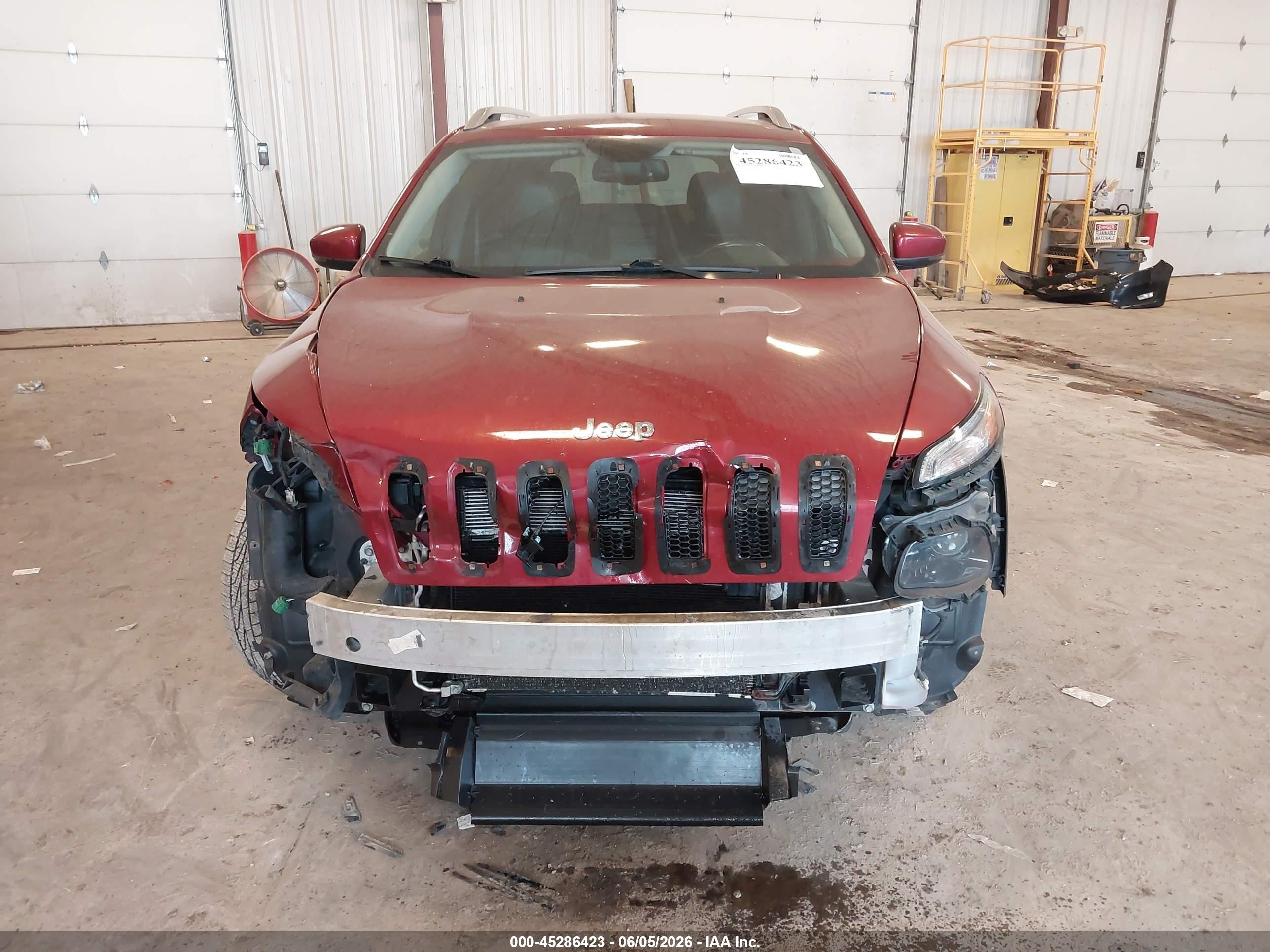 2015 Jeep Cherokee Limited Red vin: 1C4PJMDS1FW790106