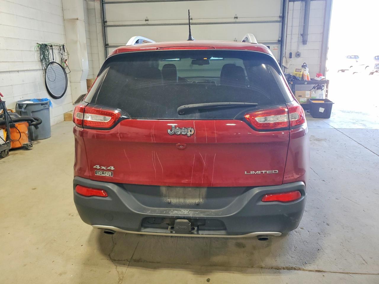 2014 Jeep Cherokee Limited Burgundy vin: 1C4PJMDS2EW182674