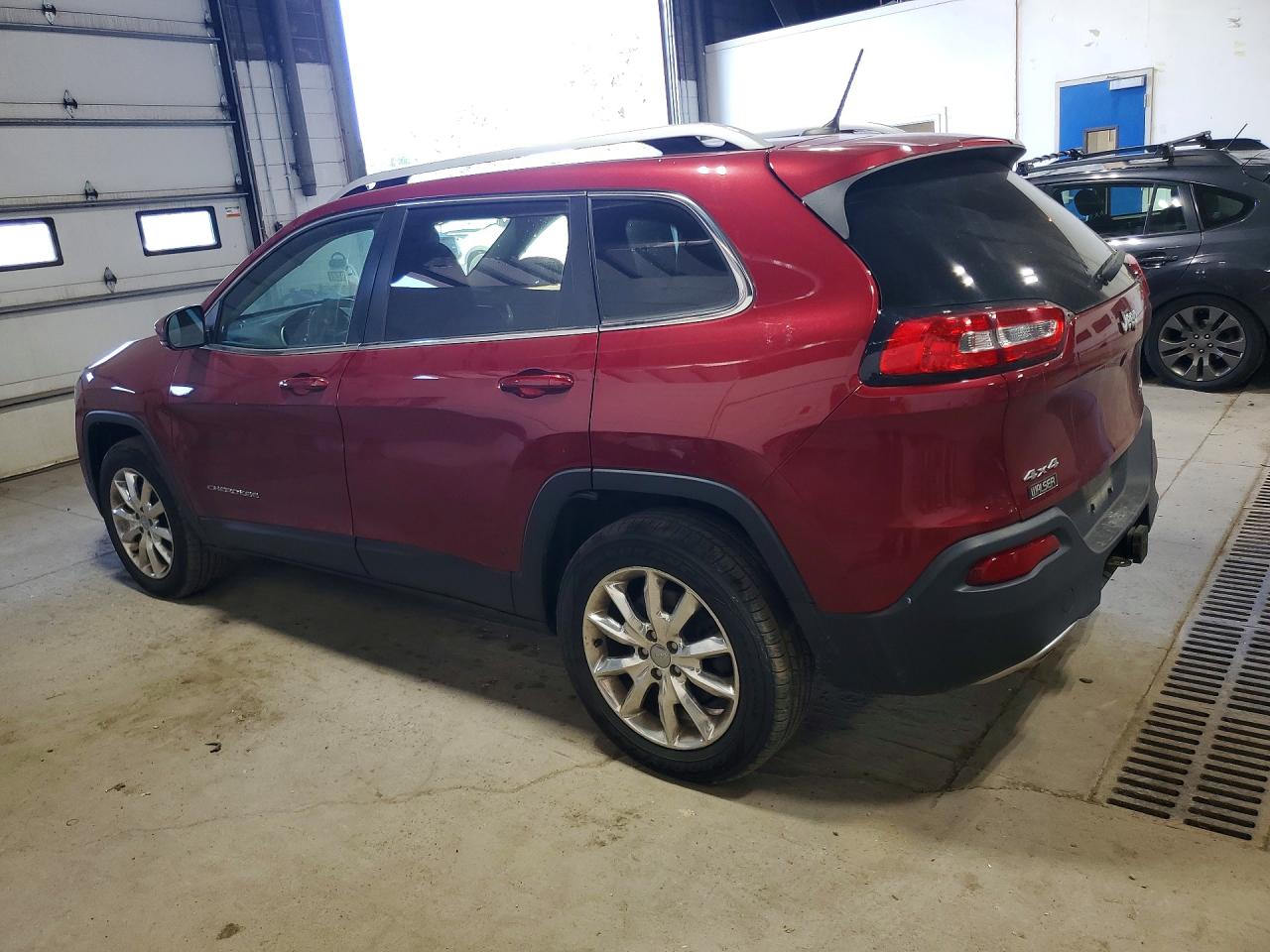 2014 Jeep Cherokee Limited Burgundy vin: 1C4PJMDS2EW182674