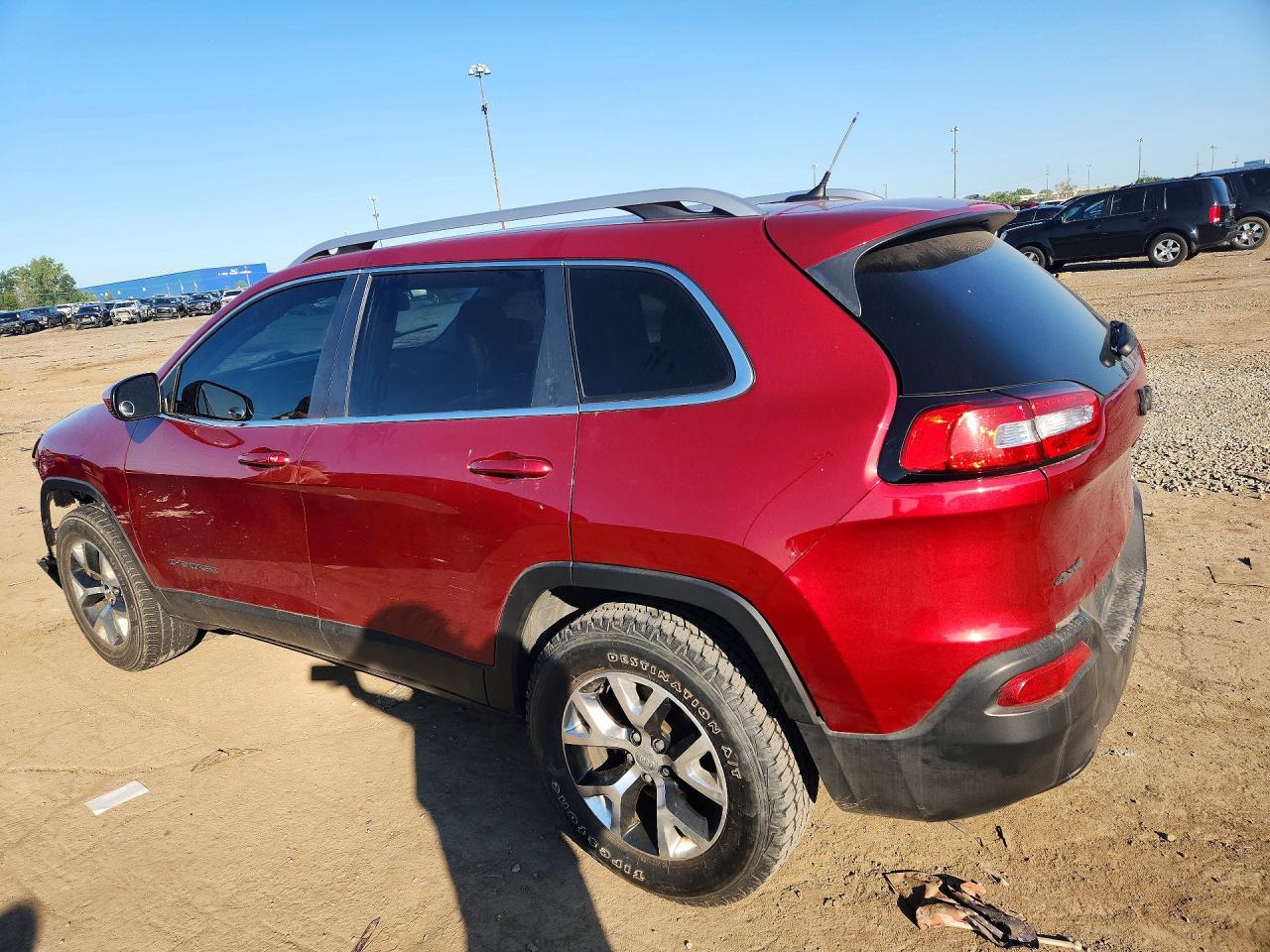 2014 Jeep Cherokee Limited Red vin: 1C4PJMDS2EW184716