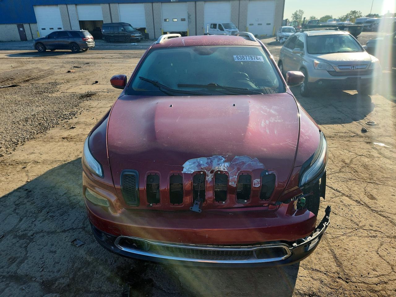 2014 Jeep Cherokee Limited Red vin: 1C4PJMDS2EW184716