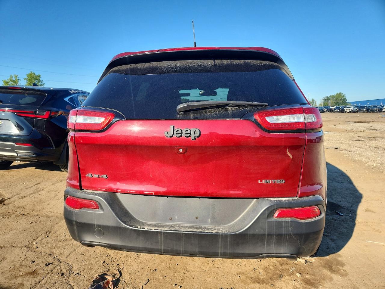 2014 Jeep Cherokee Limited Red vin: 1C4PJMDS2EW184716