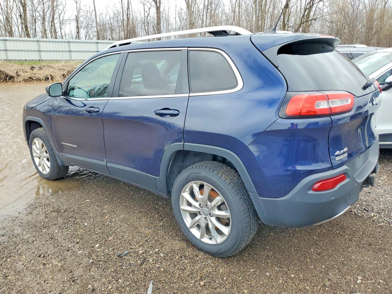 2014 Jeep Cherokee Limited Blue vin: 1C4PJMDS2EW190984