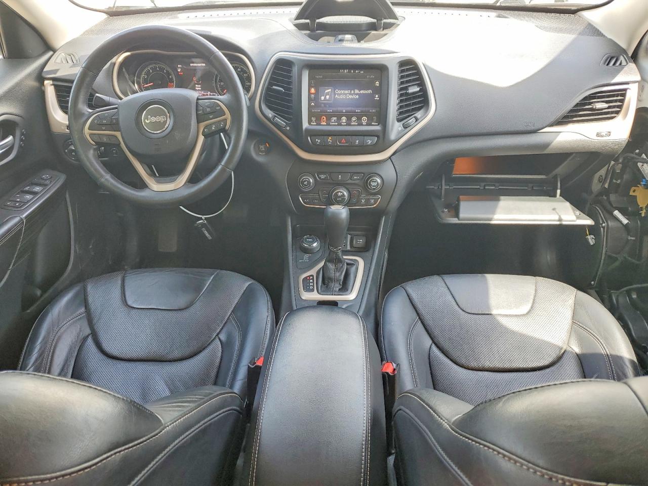 2014 Jeep Cherokee Limited White vin: 1C4PJMDS2EW191732