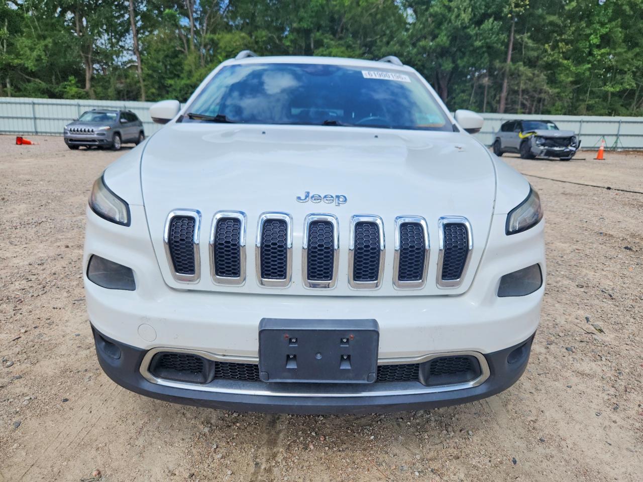 2014 Jeep Cherokee Limited White vin: 1C4PJMDS2EW197711