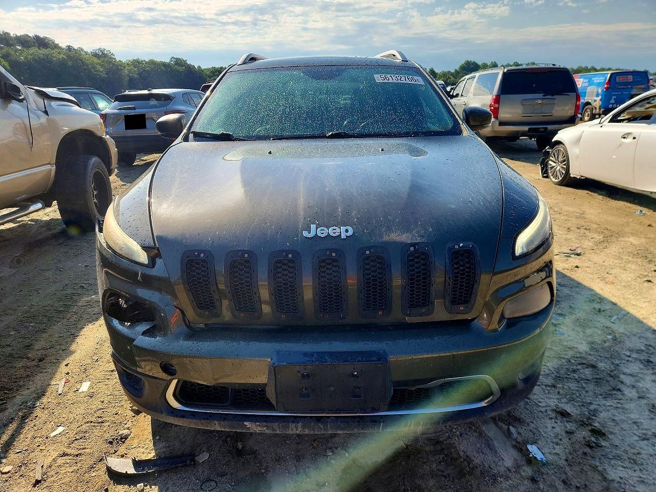 2014 Jeep Cherokee Limited Green vin: 1C4PJMDS2EW242484