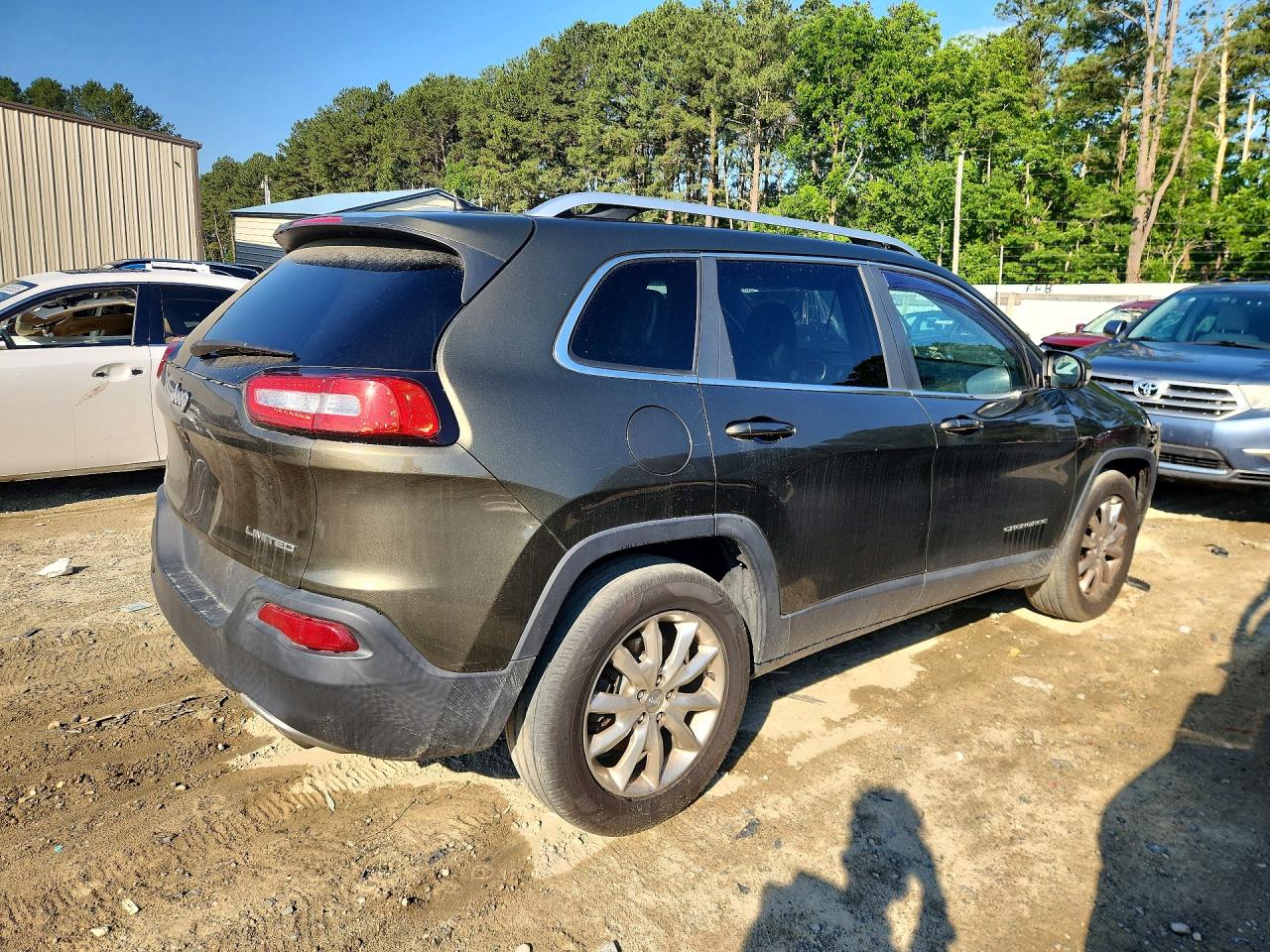 2014 Jeep Cherokee Limited Green vin: 1C4PJMDS2EW242484