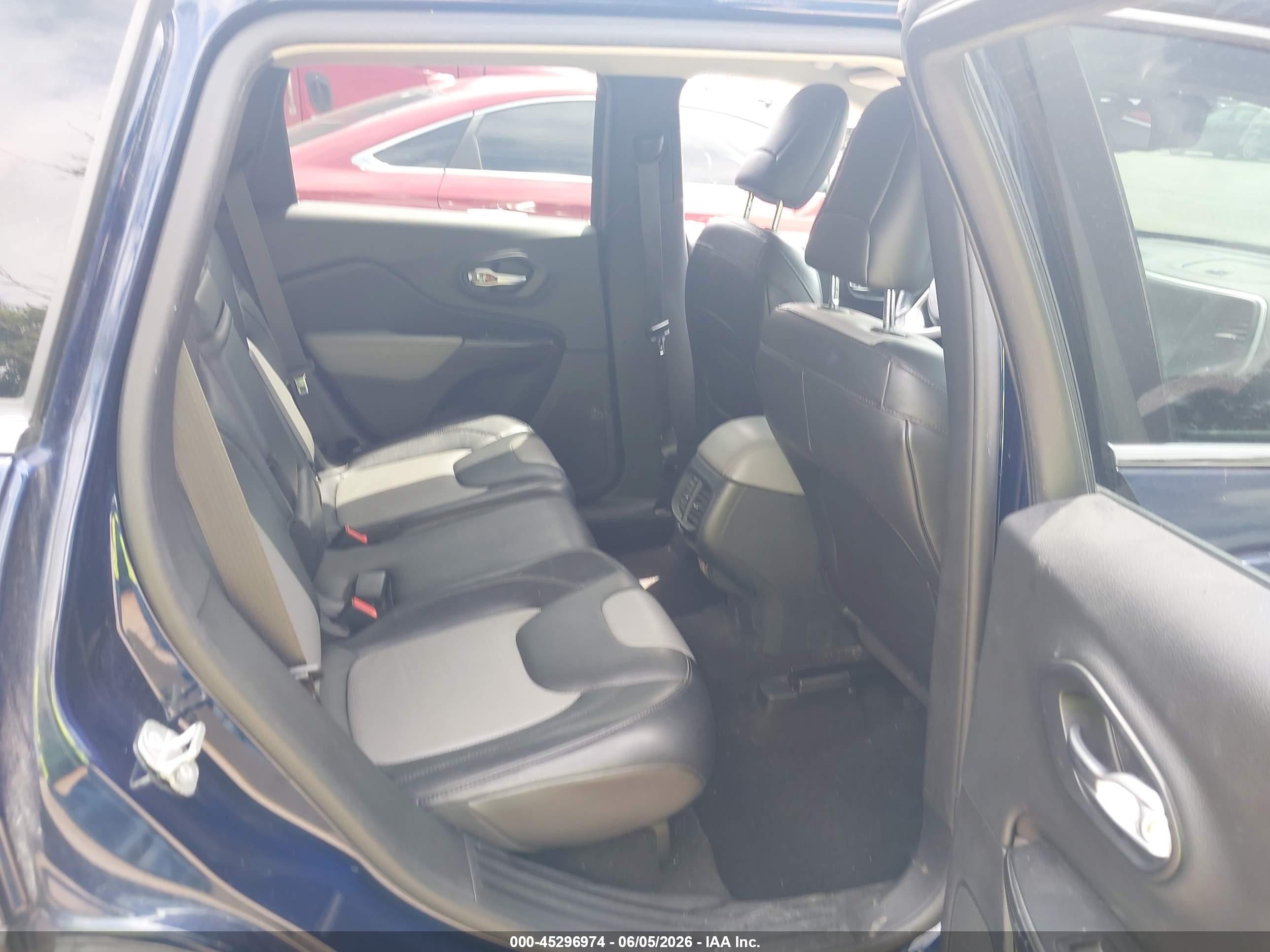 2014 Jeep Cherokee Limited Синий vin: 1C4PJMDS2EW259785