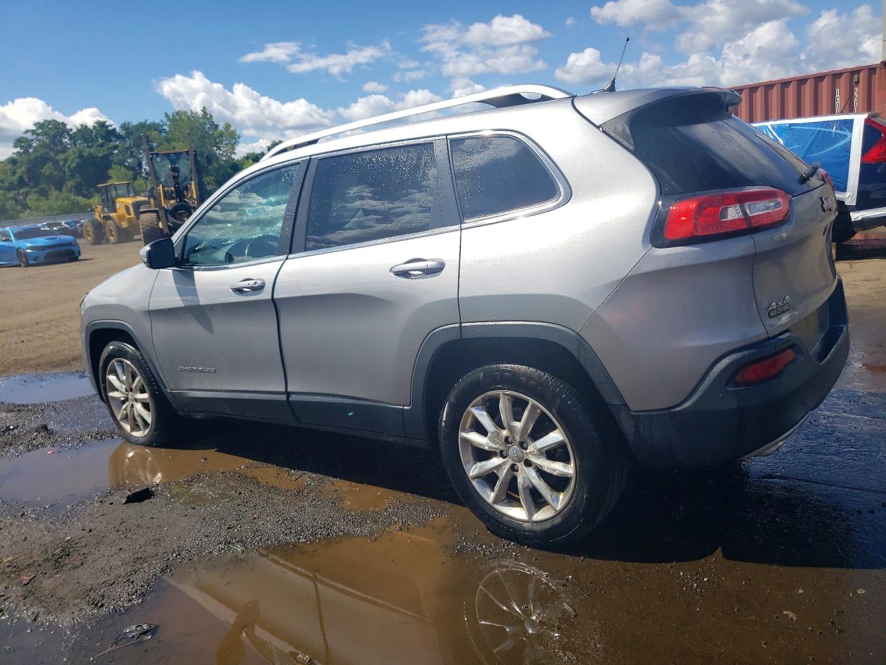 2015 Jeep Cherokee Limited Silver vin: 1C4PJMDS2FW582218