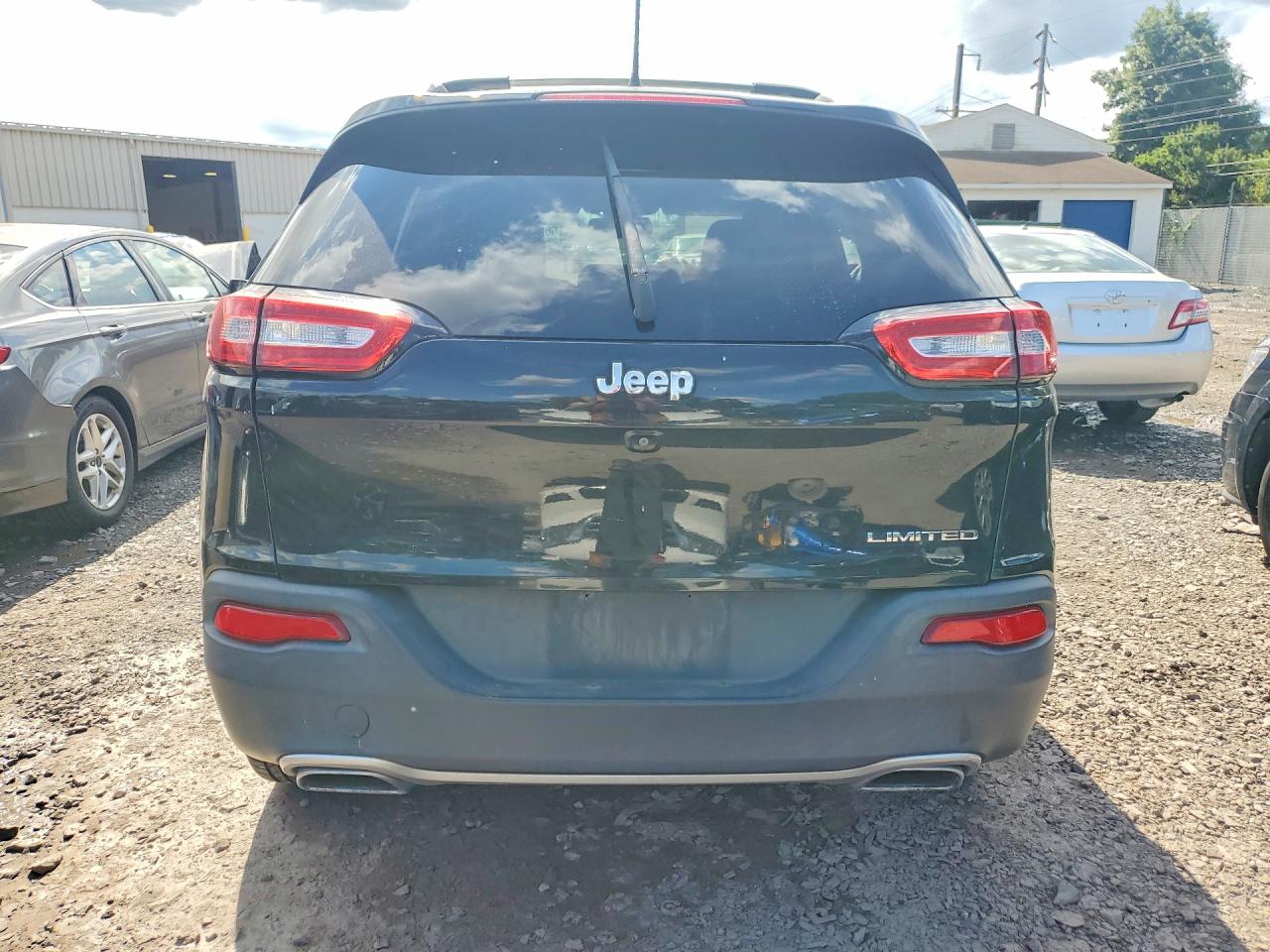2015 Jeep Cherokee Limited Black vin: 1C4PJMDS2FW604217