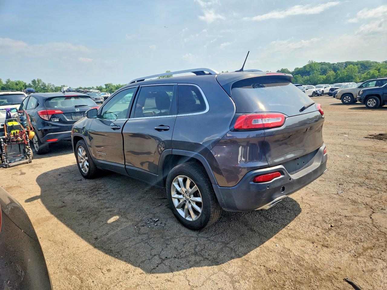 2015 Jeep Cherokee Limited Черный vin: 1C4PJMDS2FW654079