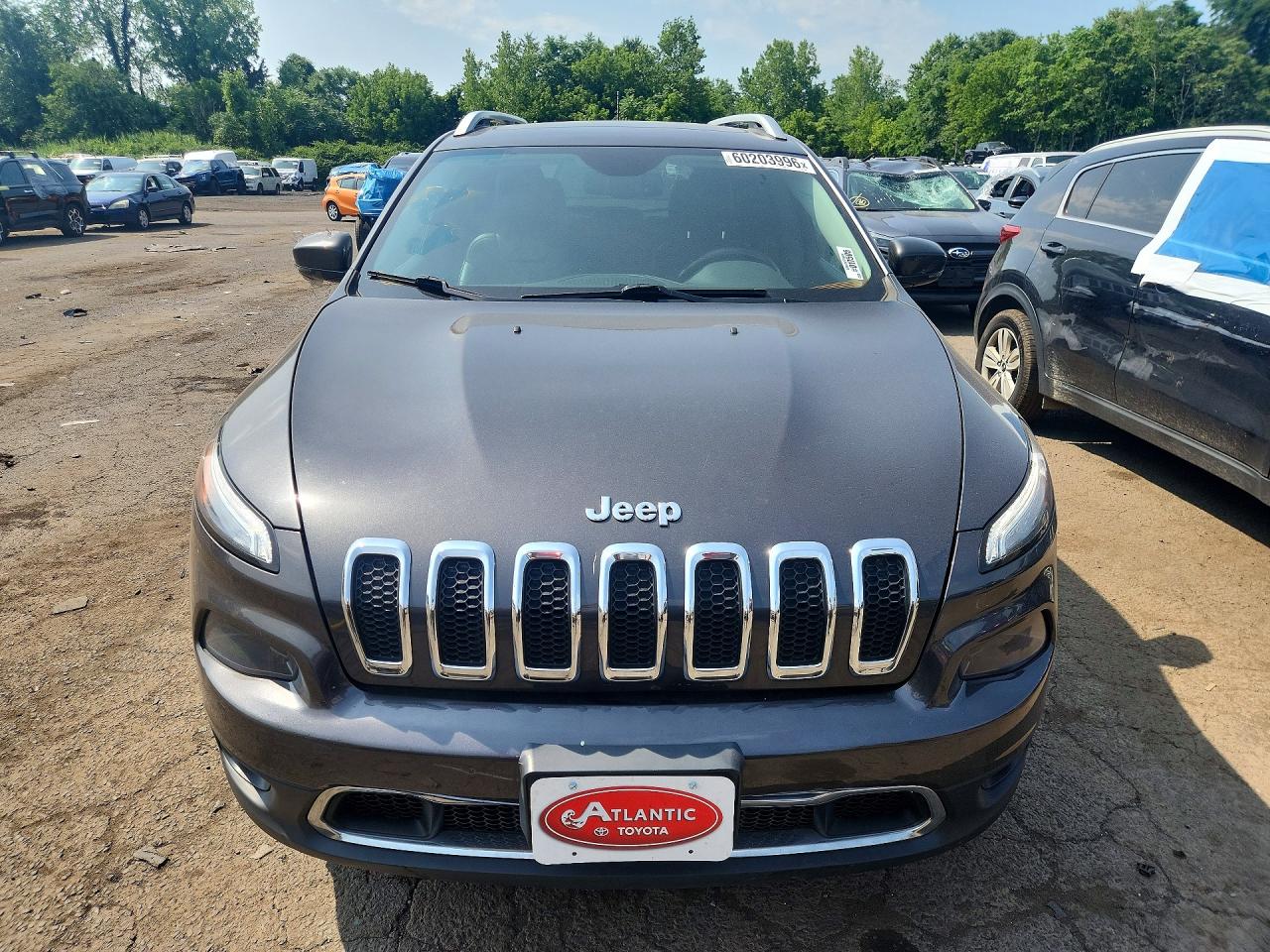2015 Jeep Cherokee Limited Черный vin: 1C4PJMDS2FW654079