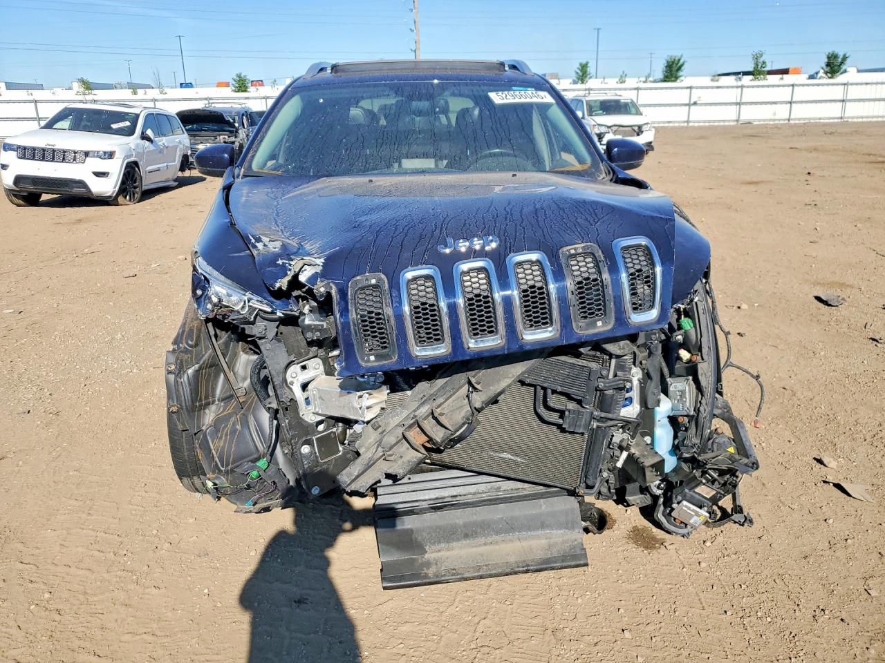 2015 Jeep Cherokee Limited Blue vin: 1C4PJMDS2FW685414